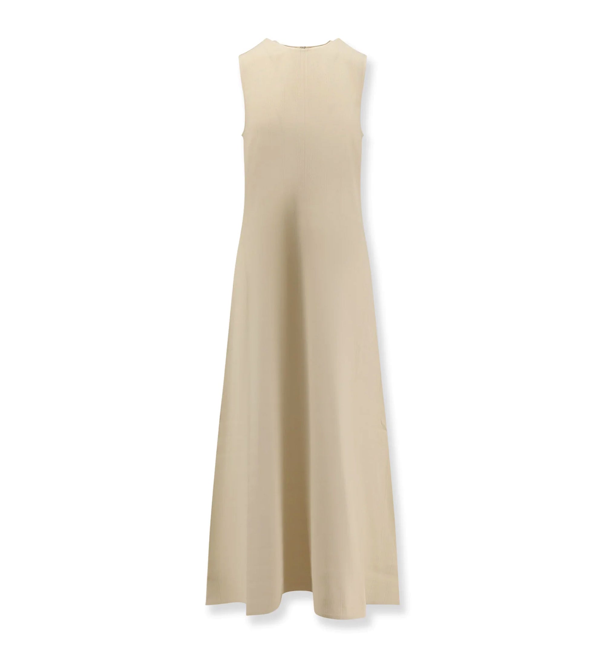 Woven Stripes Viscose Long Dress
