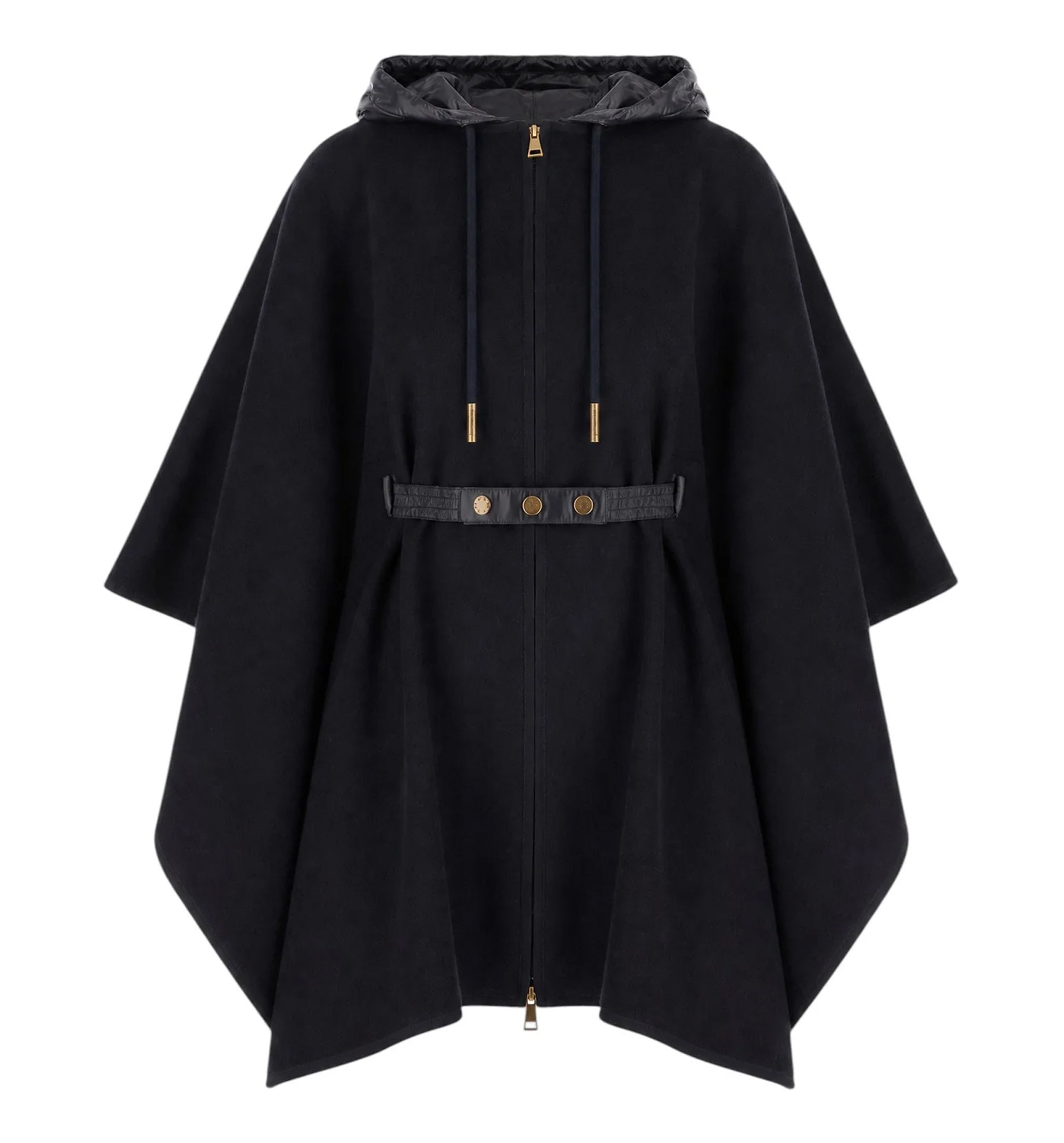 Padded Wool Blend Cape  Gender: Women
