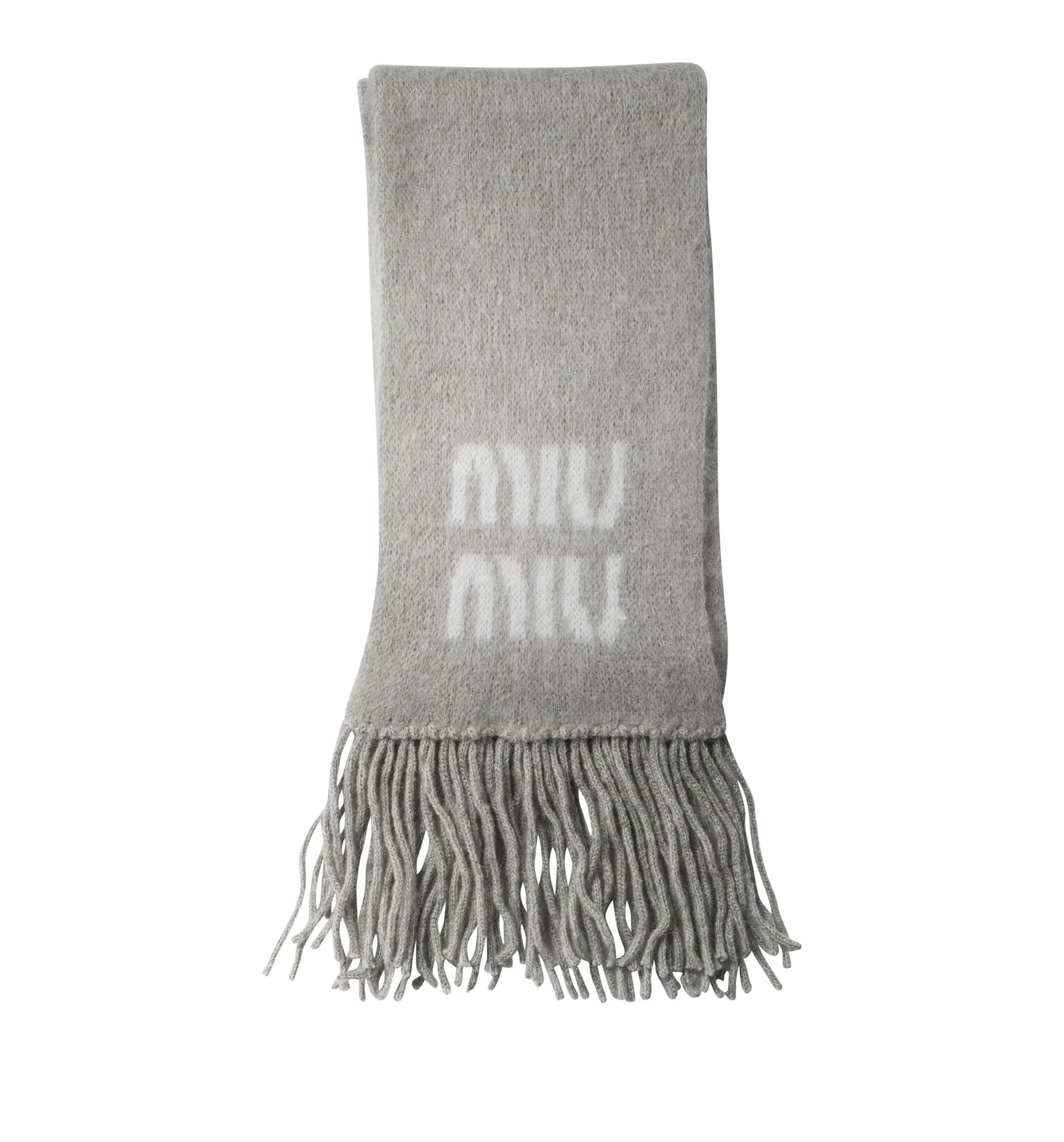 Merino Wool Fringed Scarf