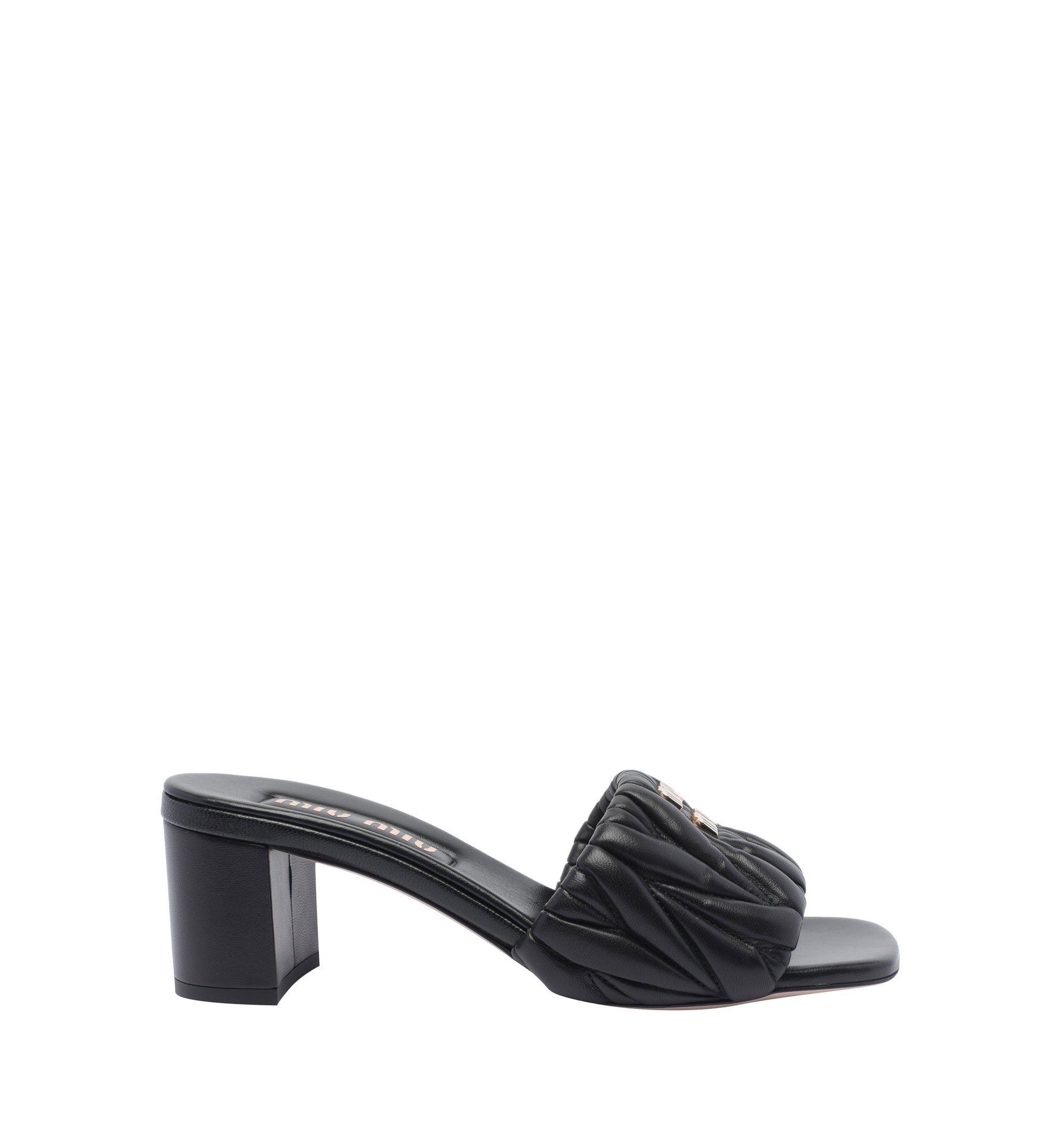 Matelassé Nappa Leather Slides