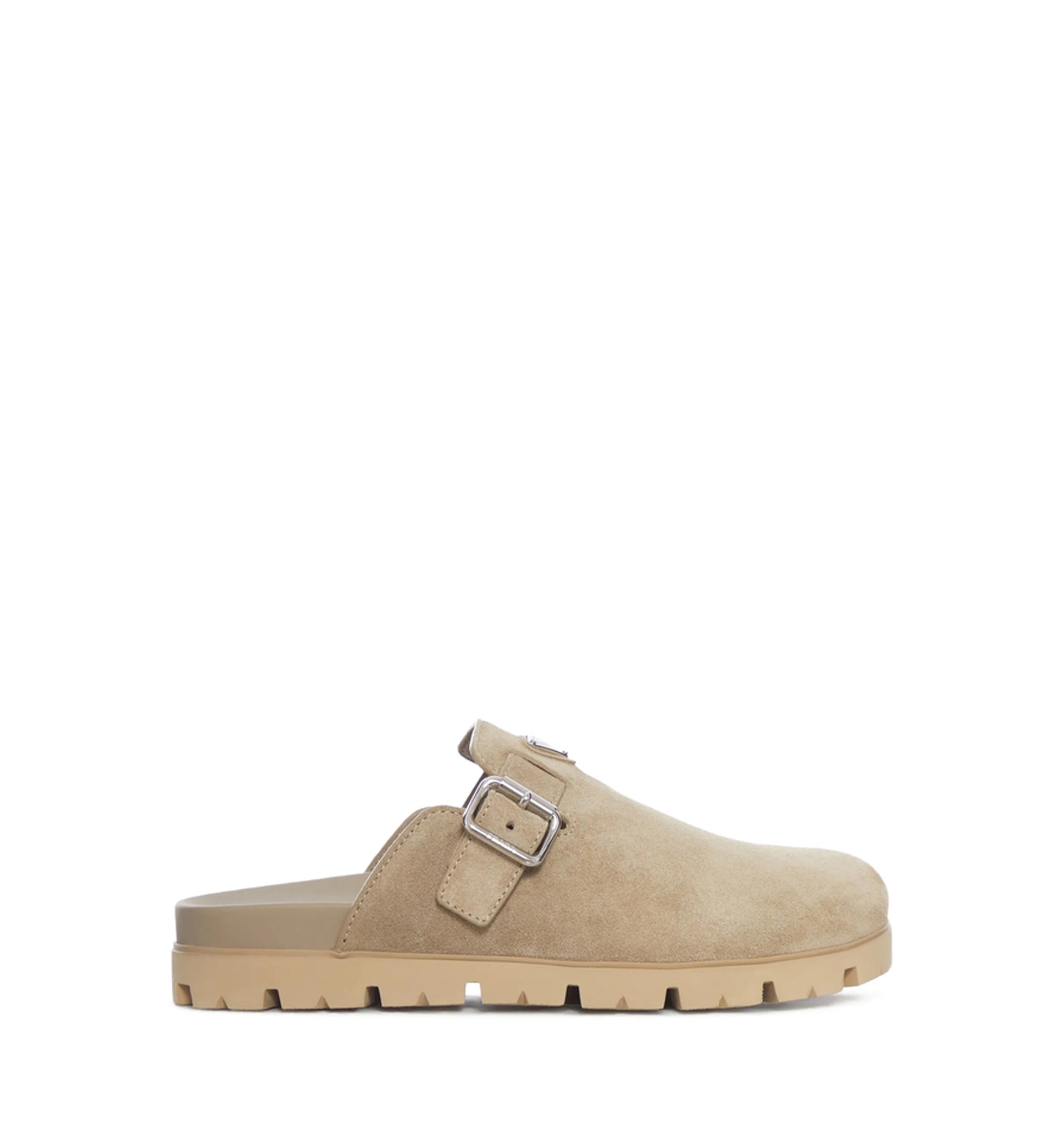 Suede mules