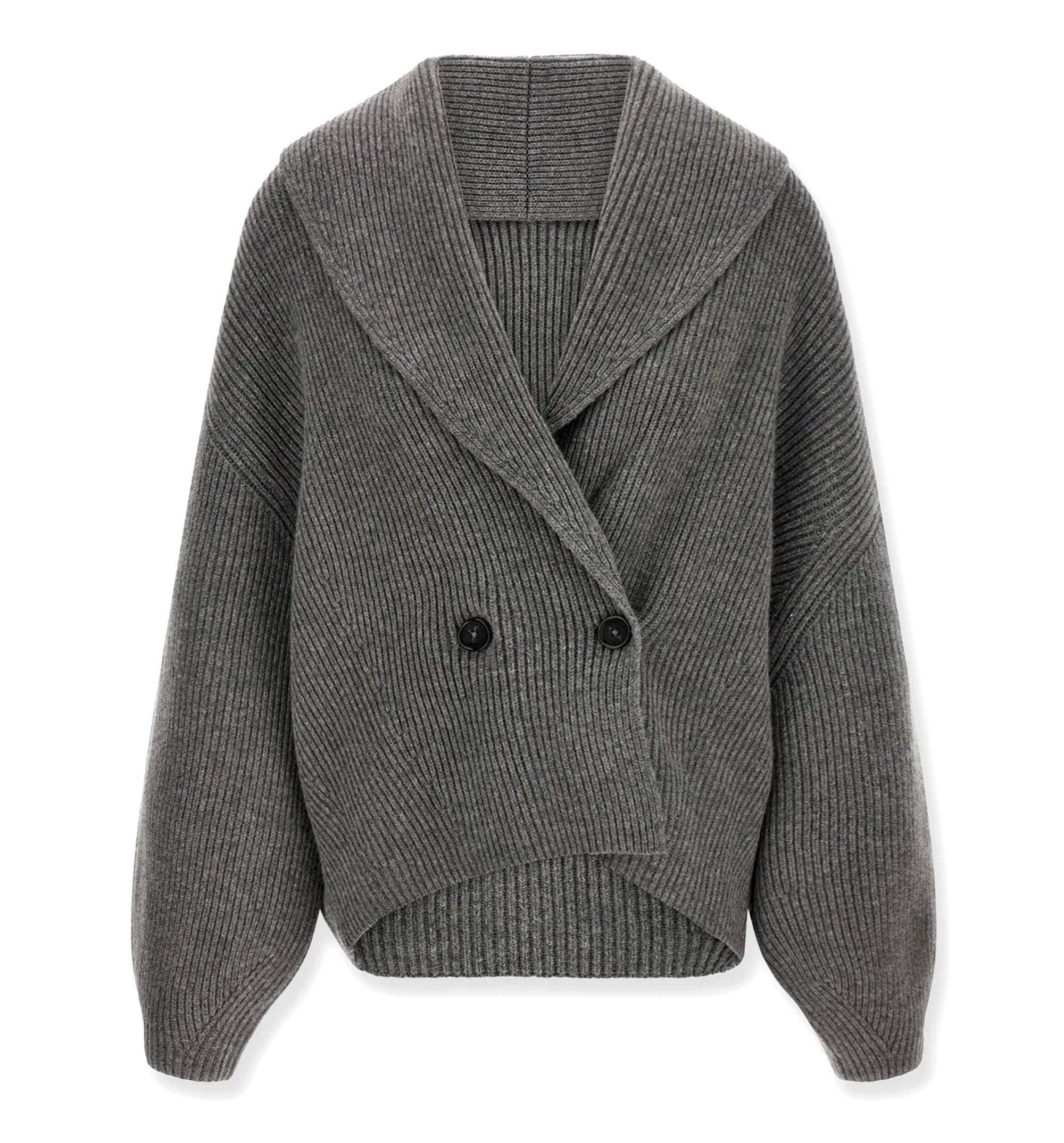 Shawl-Lapel Cardigan