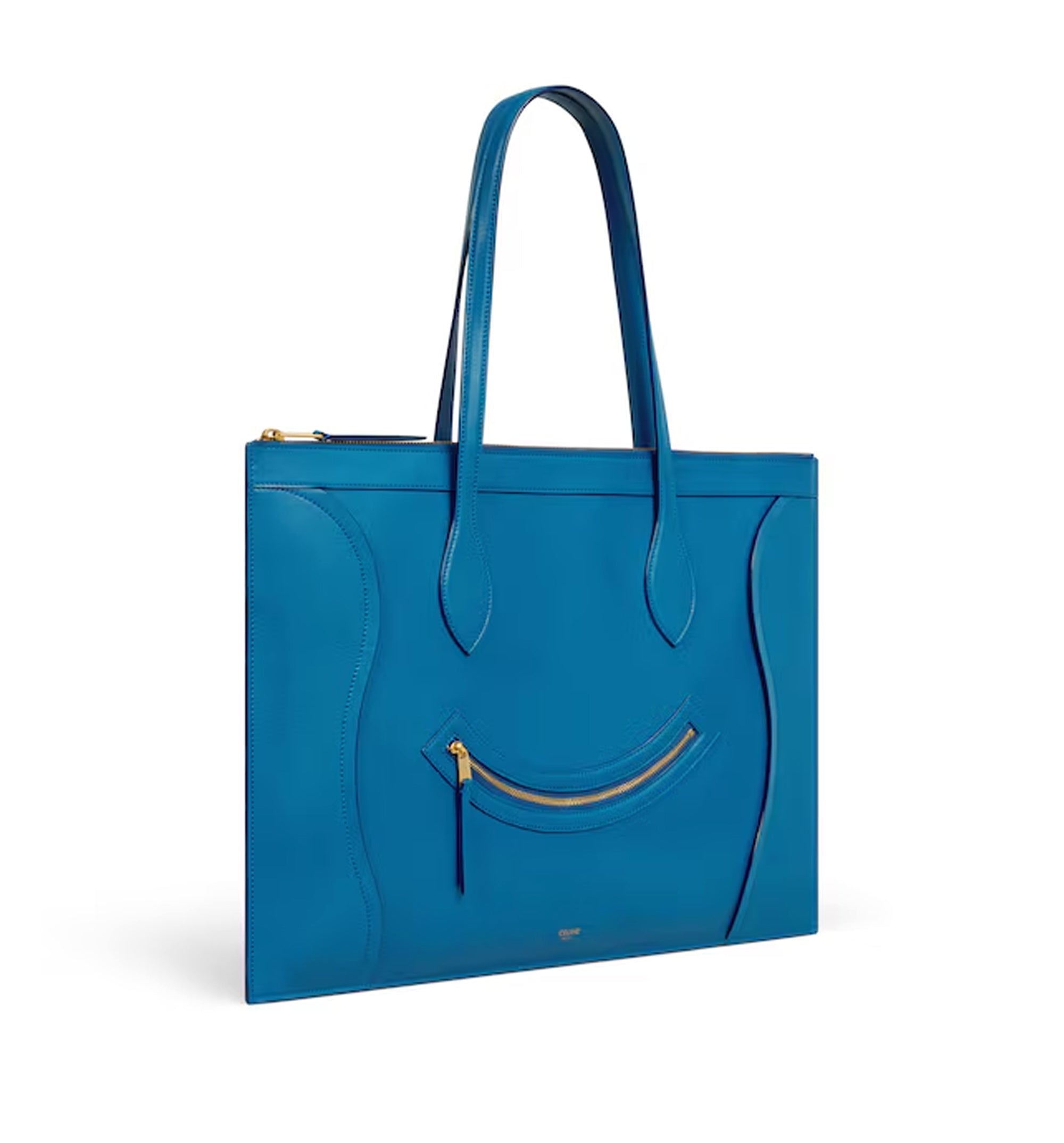 Flat Cabas New Luggage In Glossy Calfskin