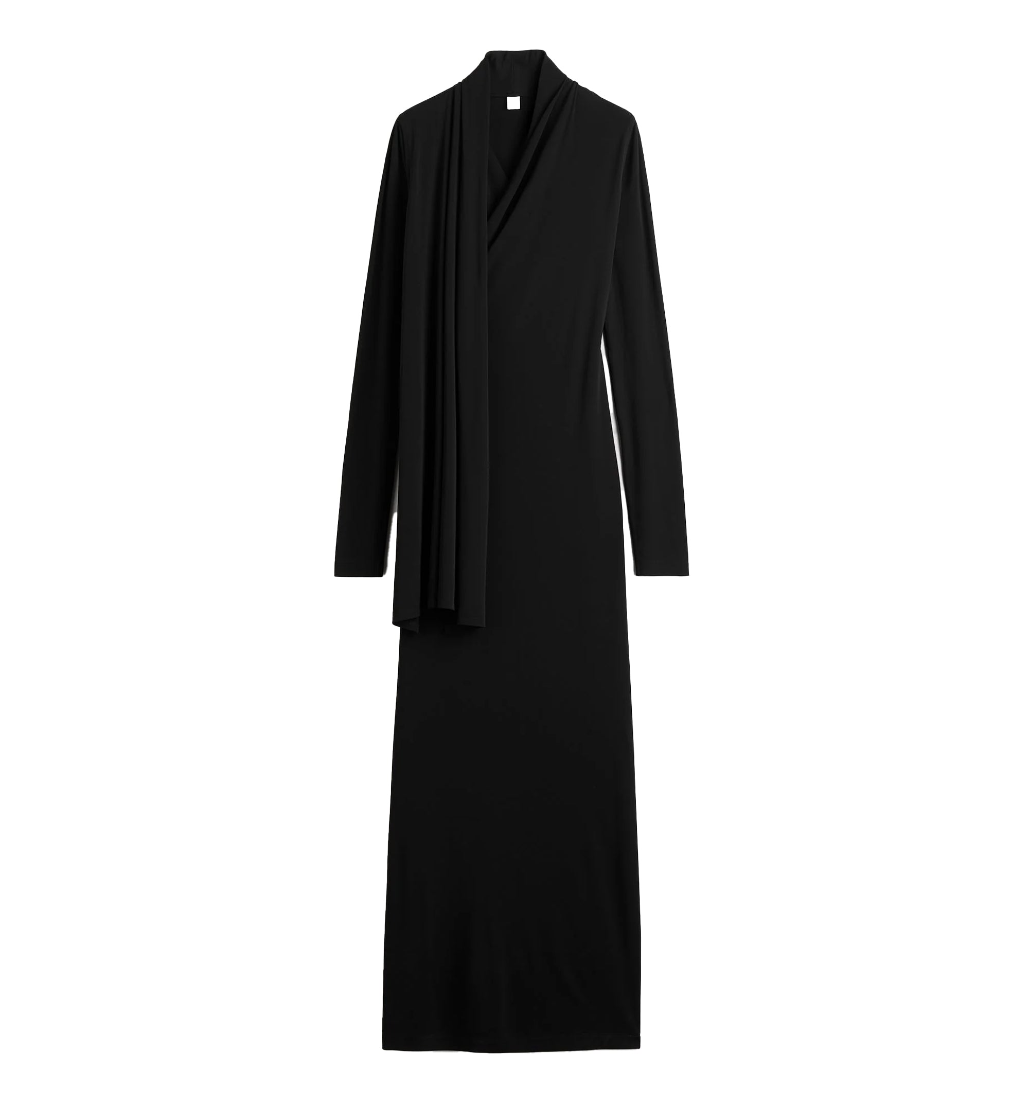 Overlapped Jersey Dress