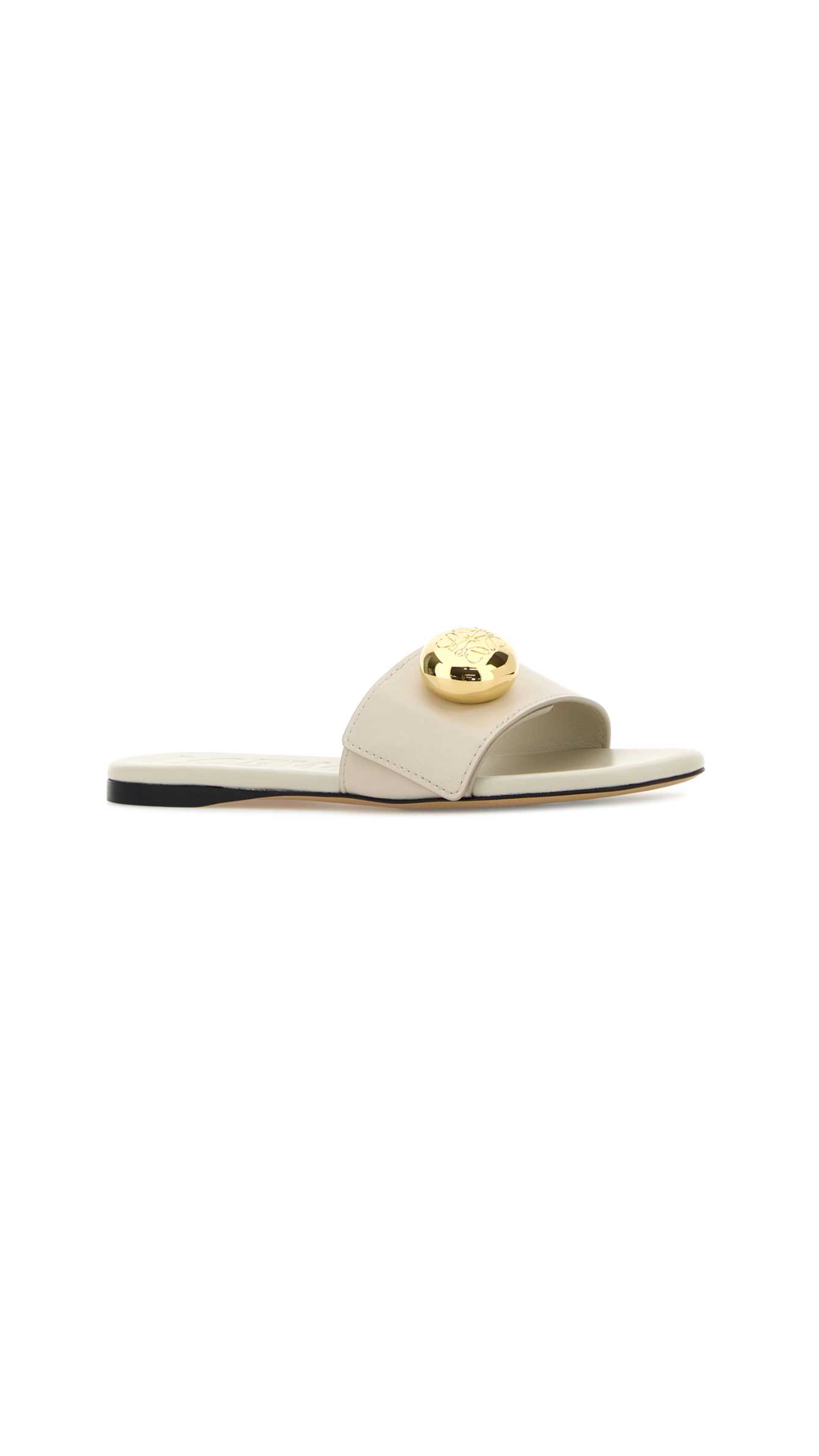 Pebble Slide in Soft Calfskin