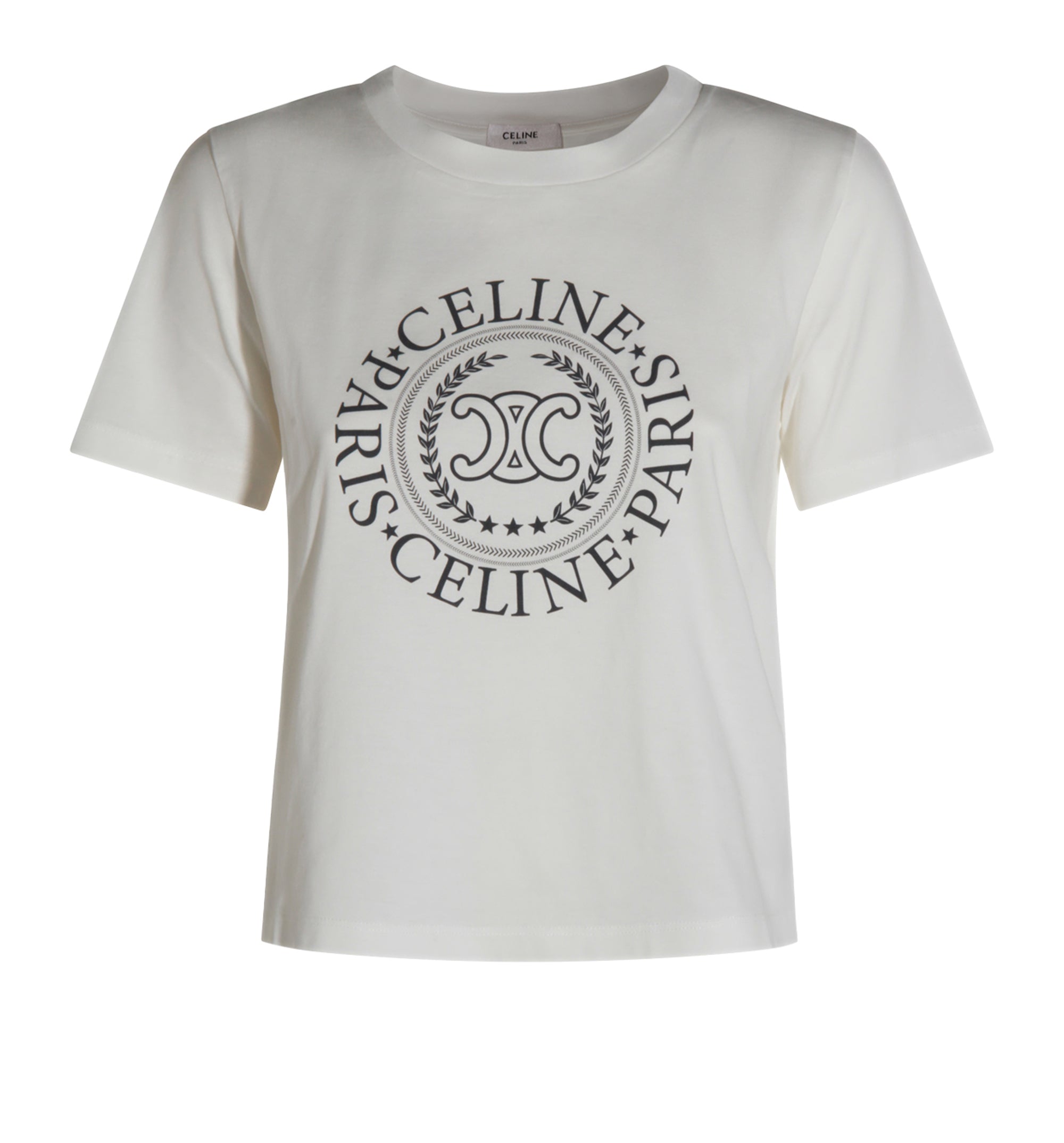 Celine Boxy T-Shirt in Cotton Jersey