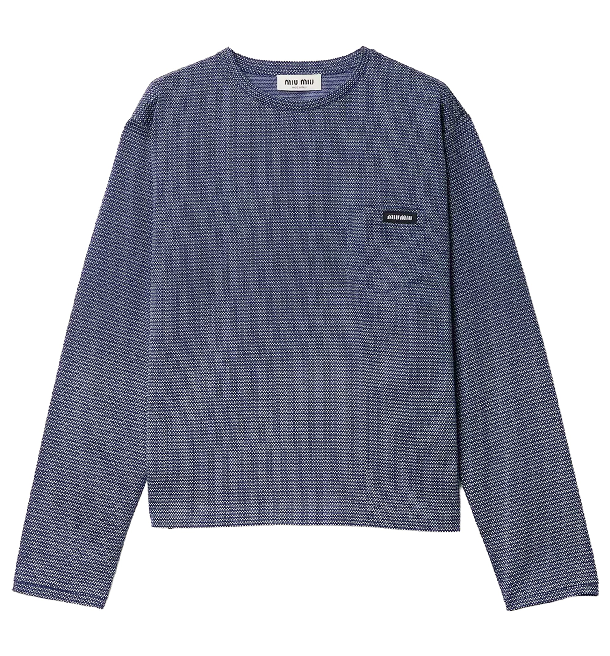 Jacquard jersey T-shirt