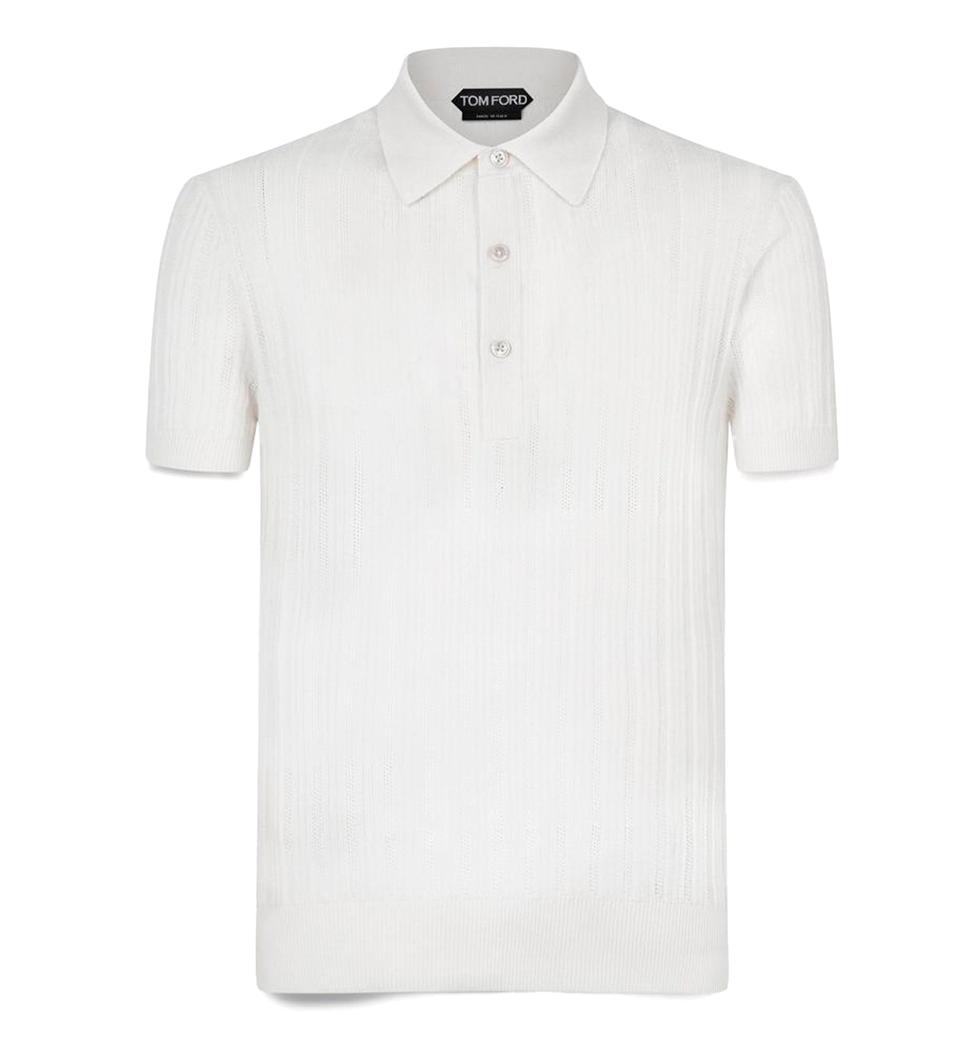 Cotton Silk Knit Polo