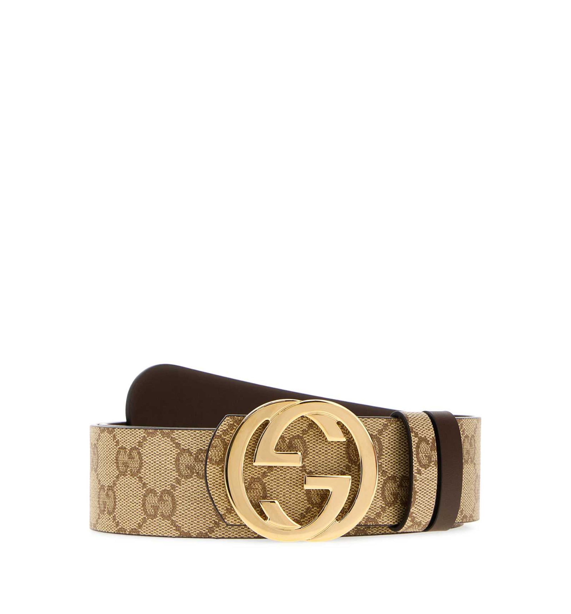 Reversible belt with Interlocking G buckle