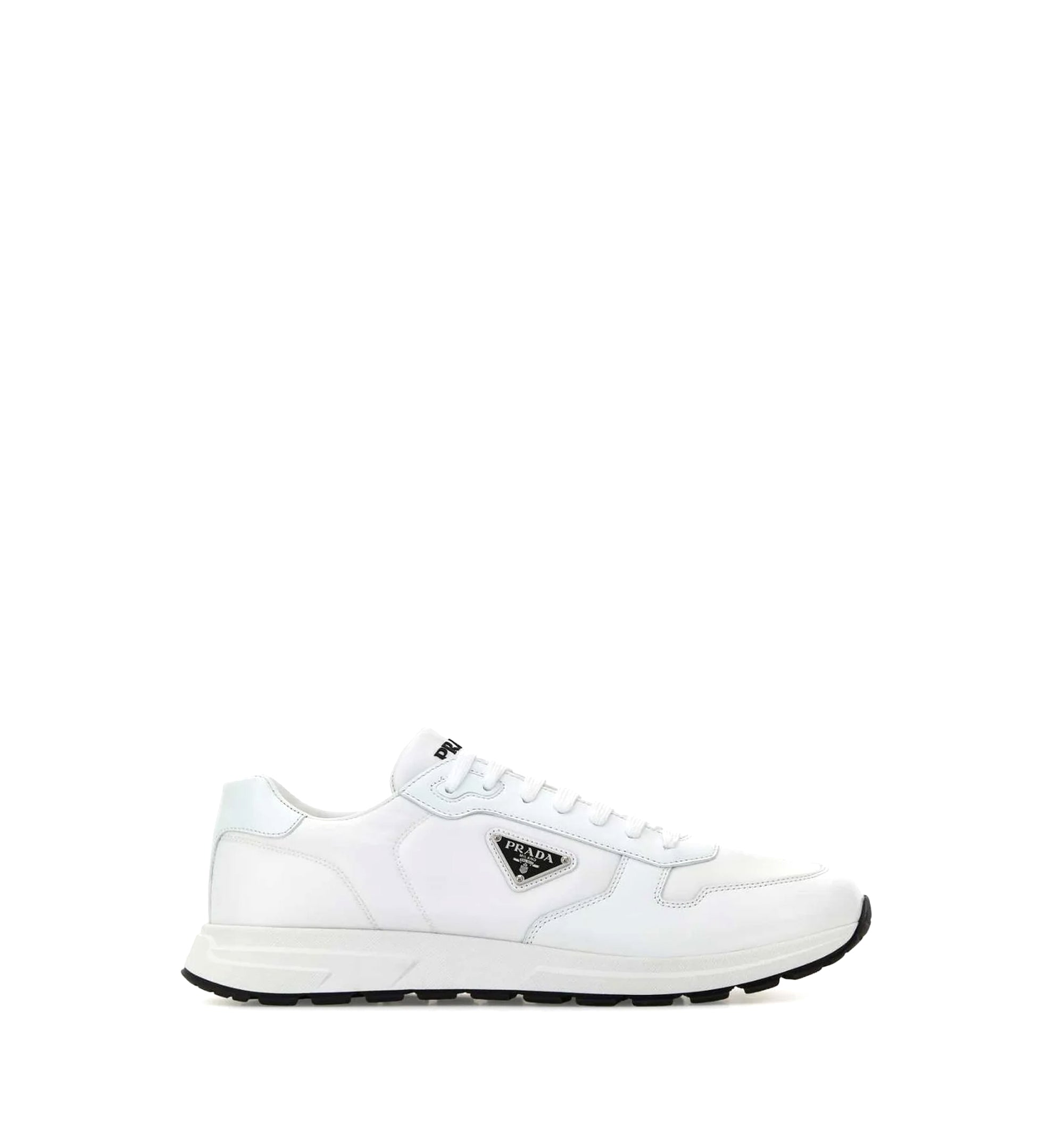 Prada Logo Plaque Low-Top Sneakers