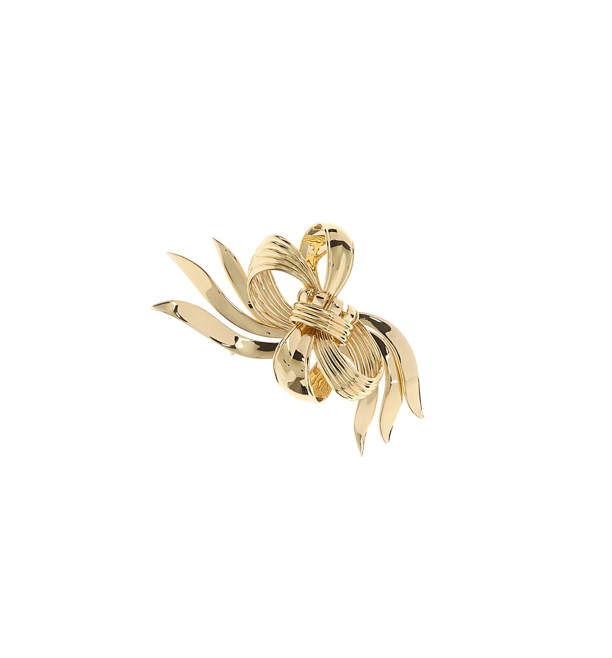 Metal Bow Brooch