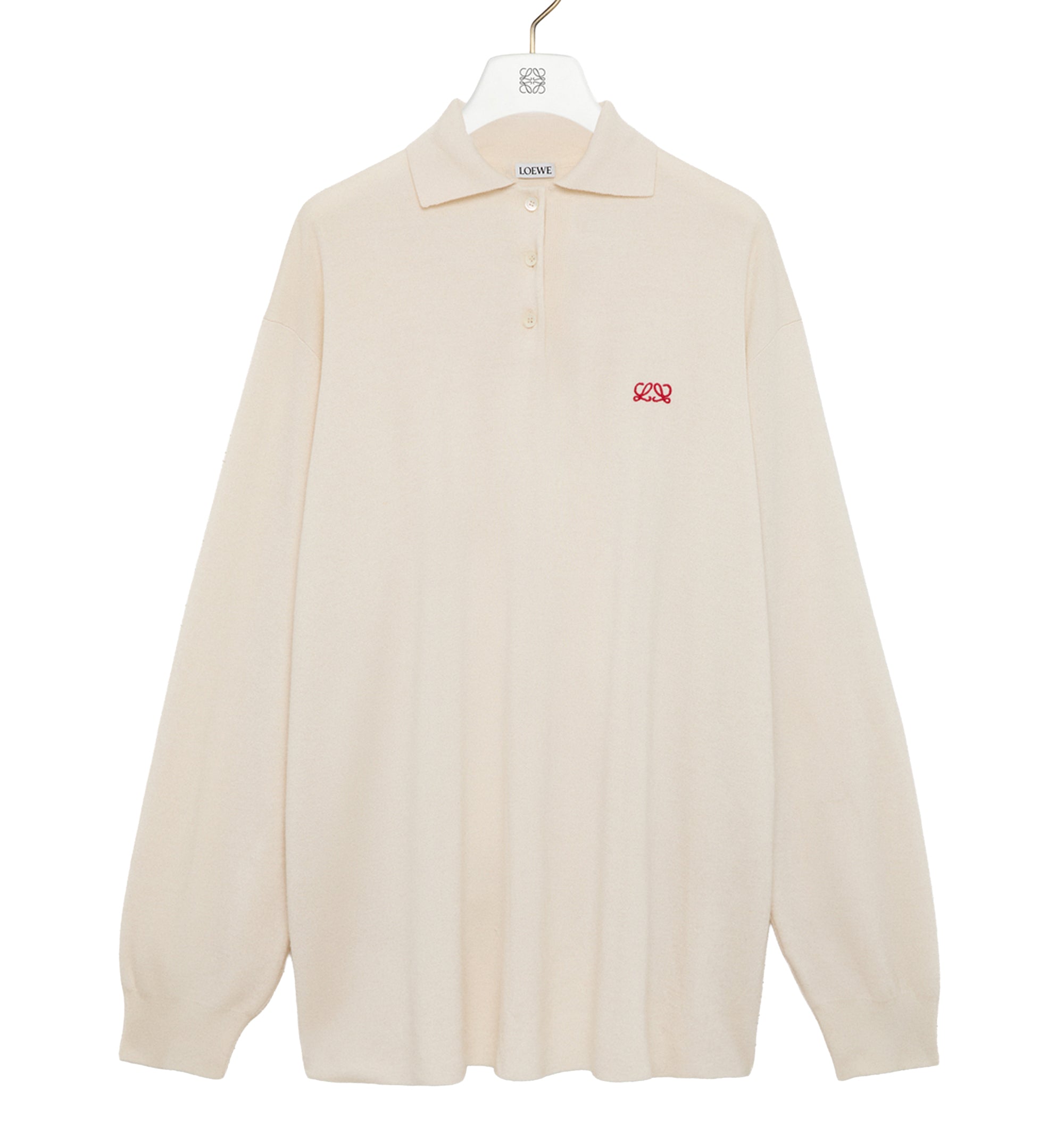 Polo Sweater In Cashmere And Silk Blend