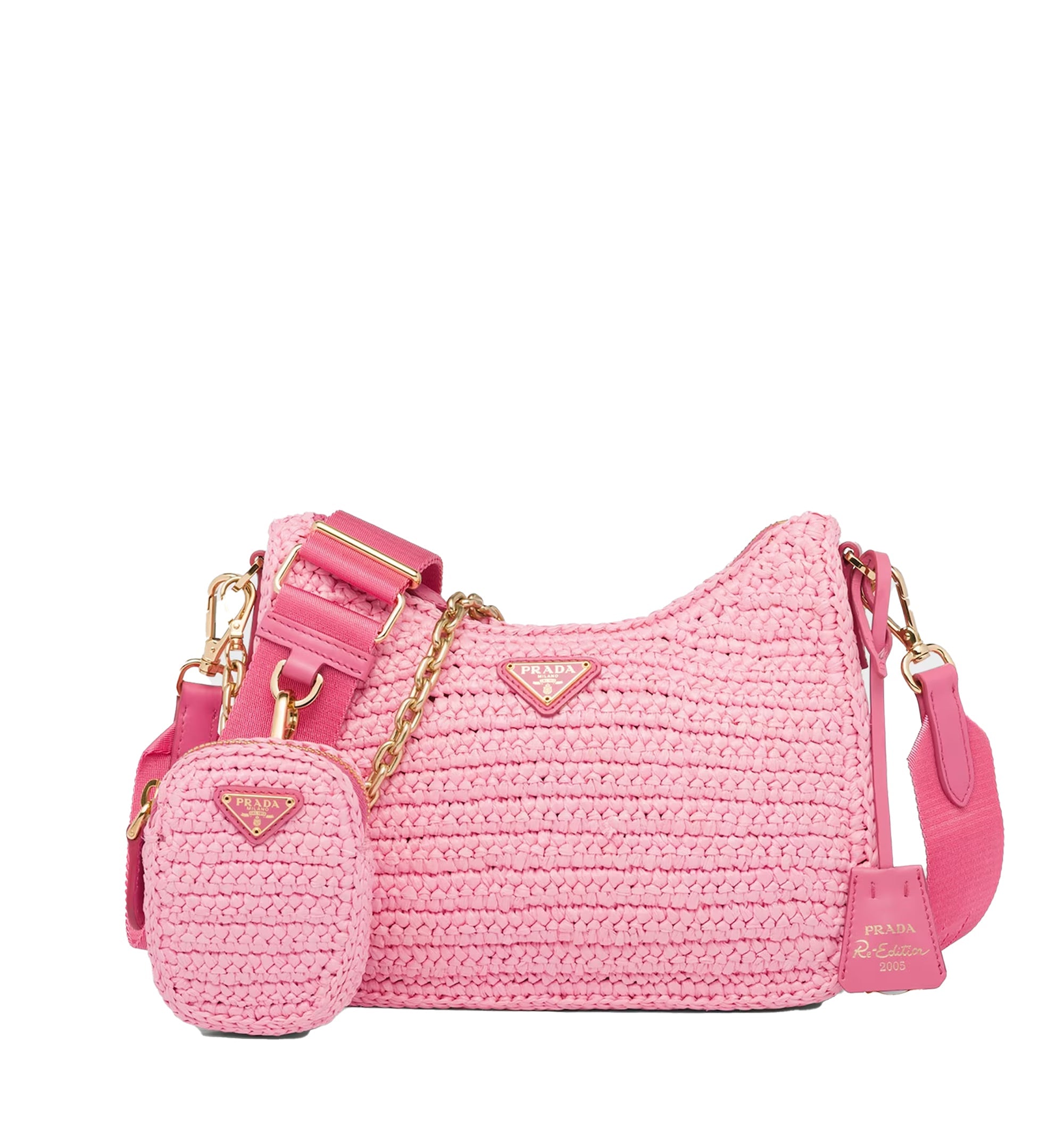 Raffia Re-Edition 2005 Shoulder Bag