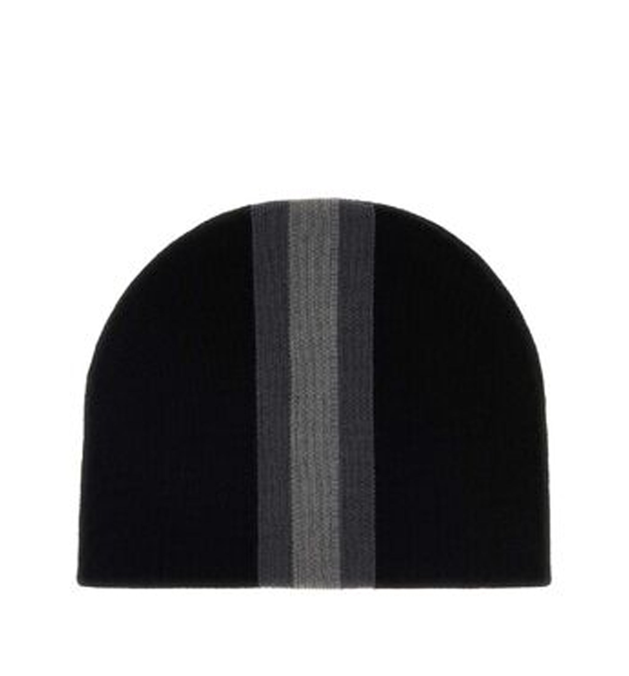 Black wool beanie hat