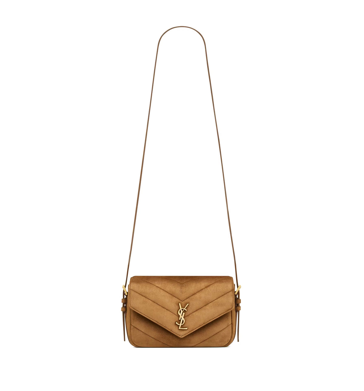 Loulou Toy Crossbody In Matelassé Suede