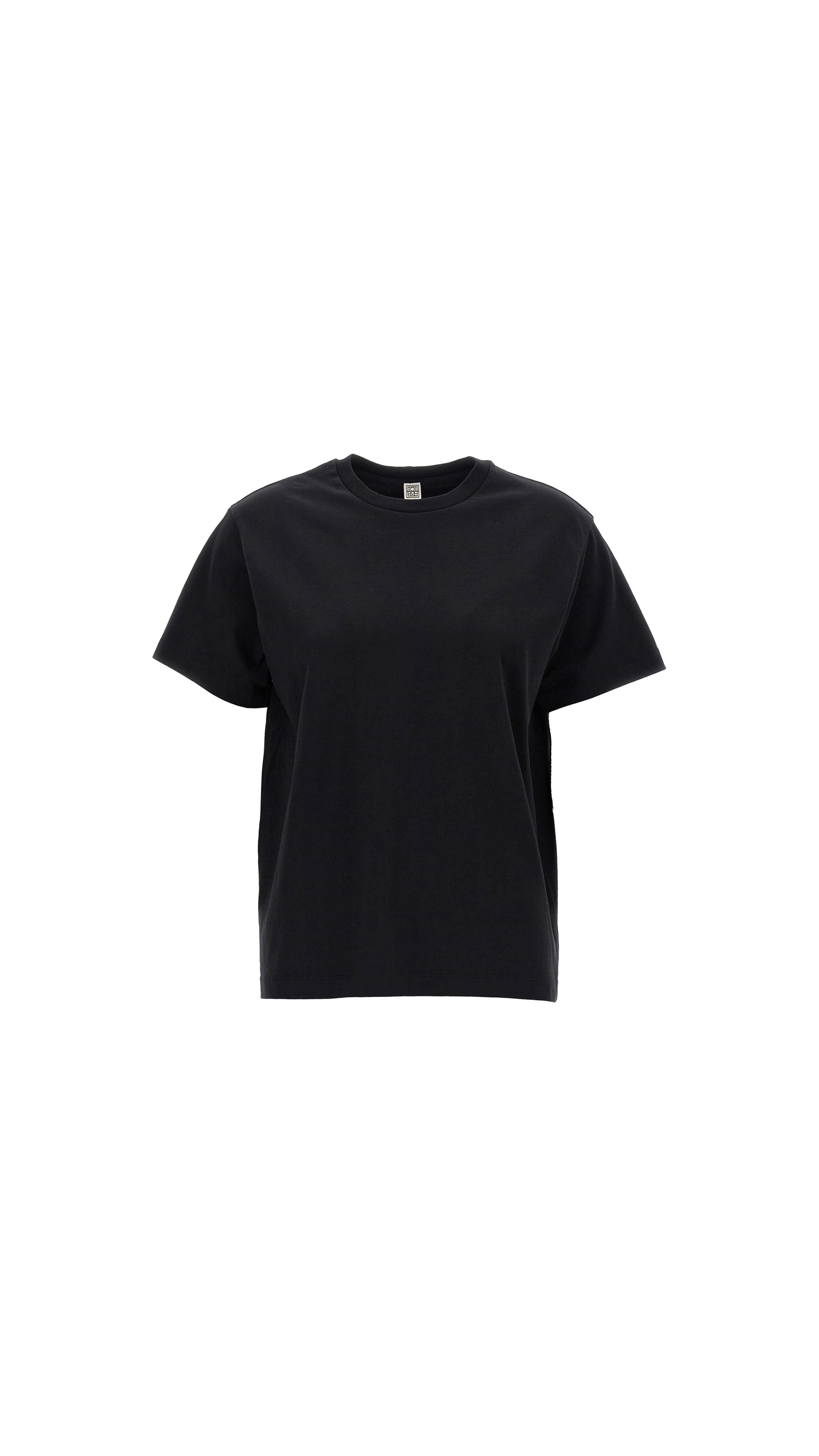 Classic Cotton Crewneck T-shirt - Black