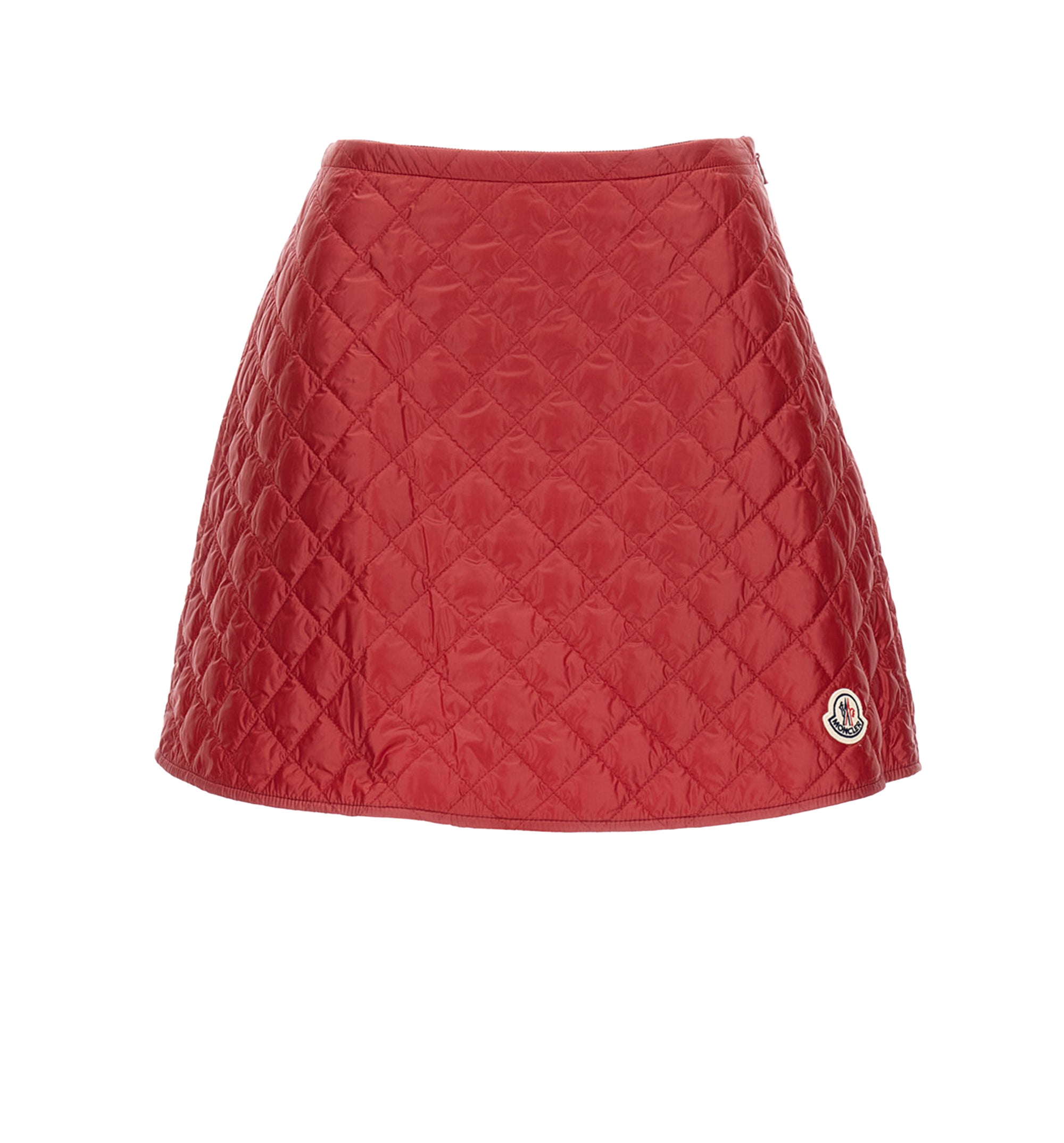 Diamond-Quilted Mini Skirt