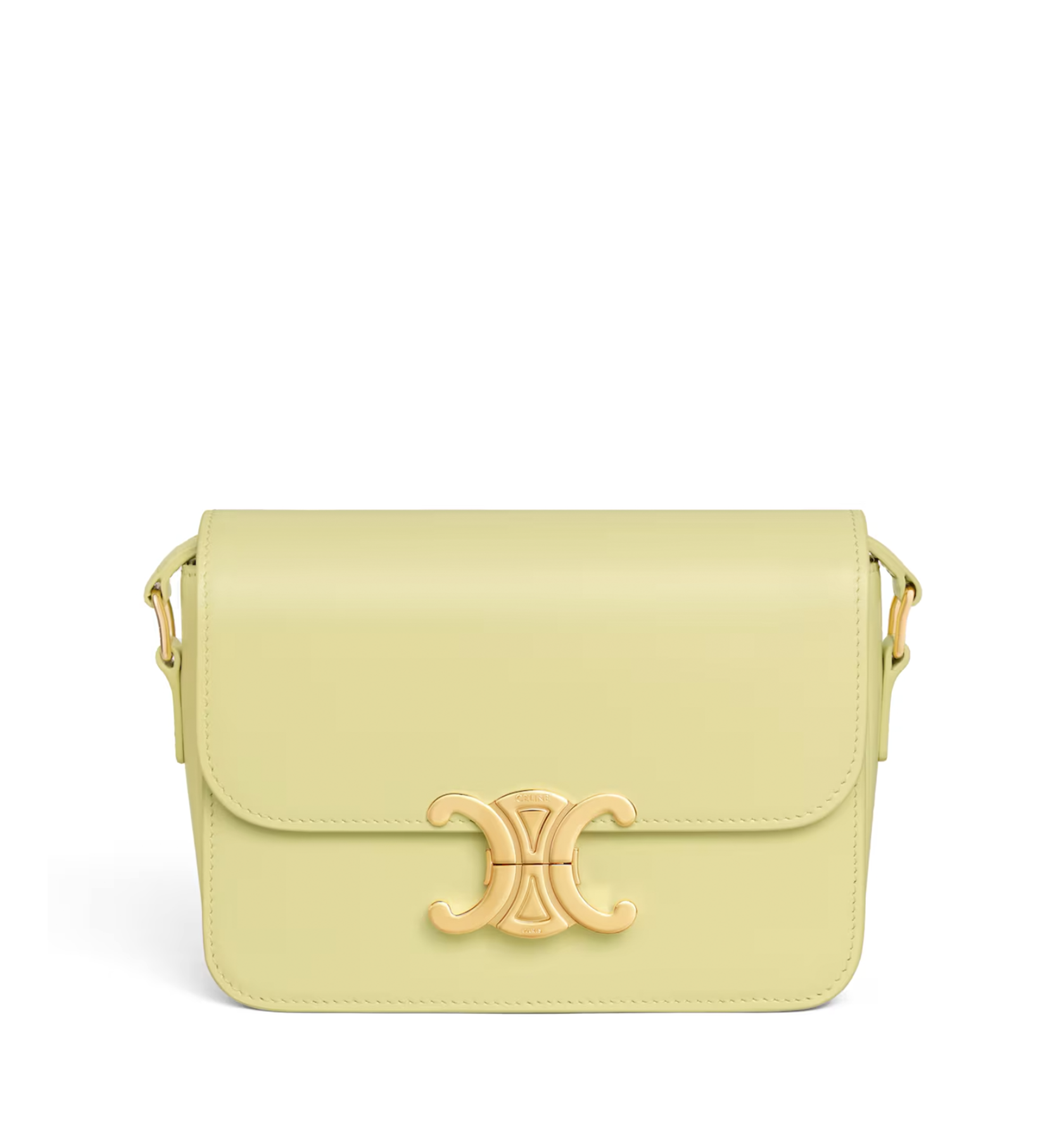 Teen Triomphe Bag In Shiny Calfskin