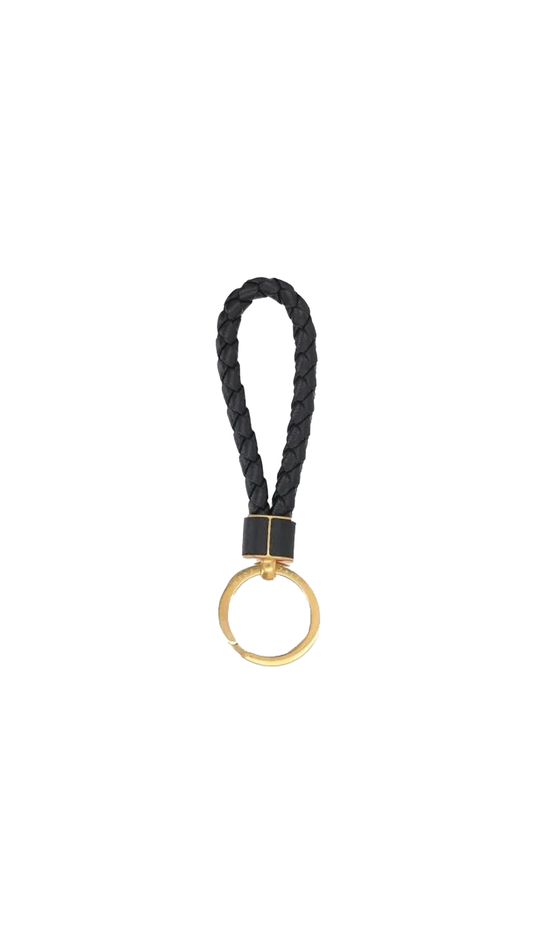 Intreccio Key Ring - Black