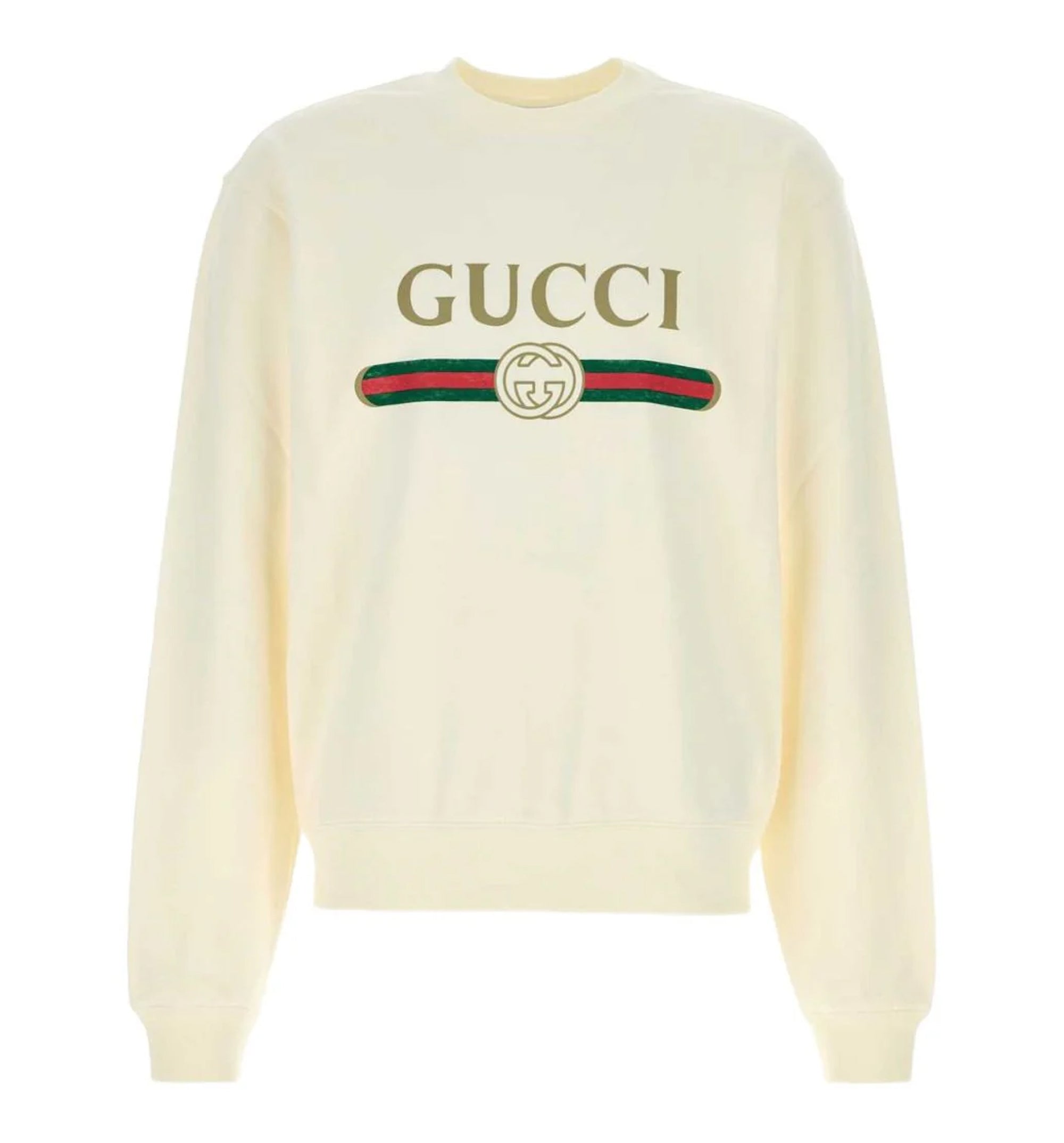 Cashmere blend sweatshirt with print
