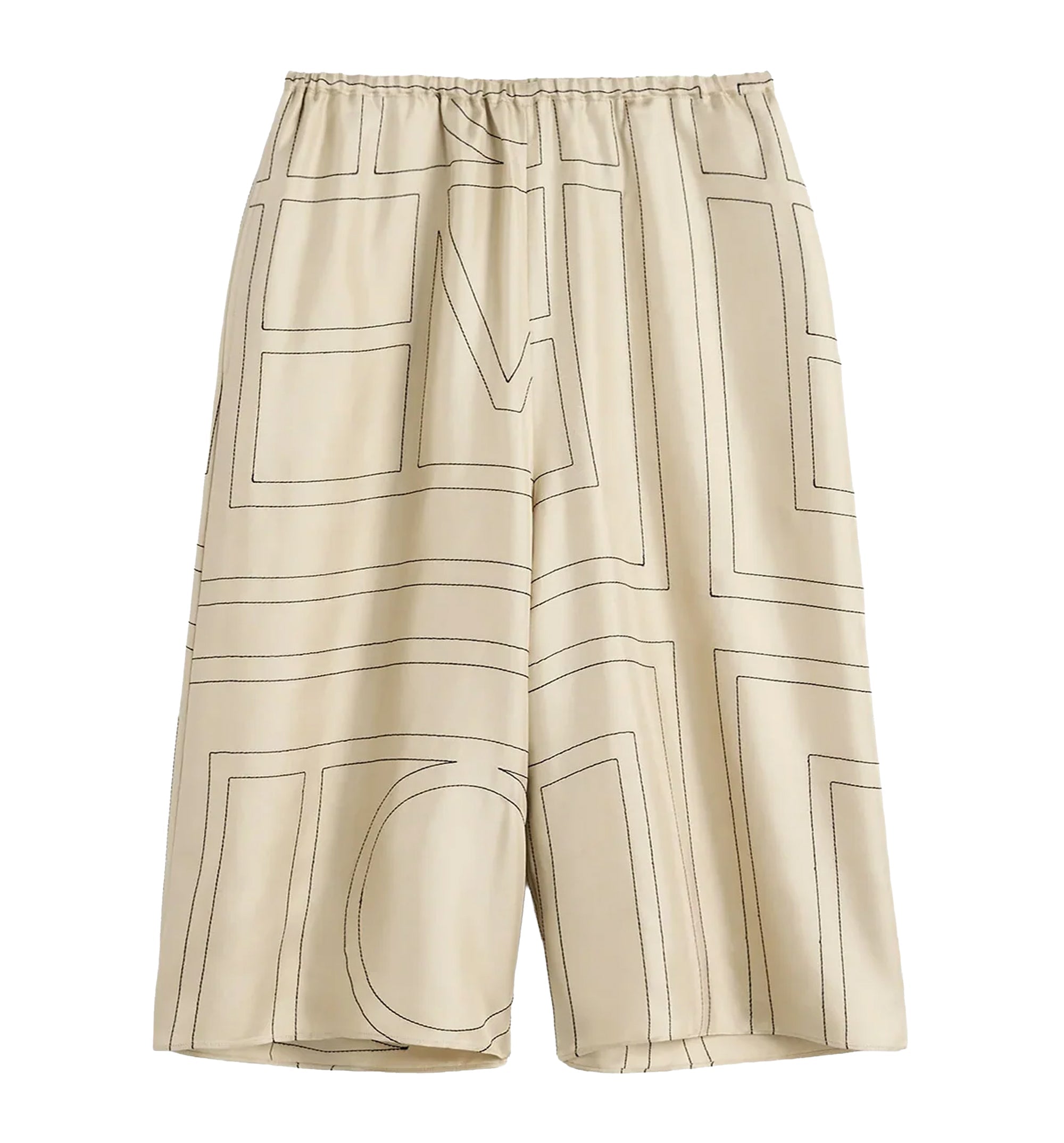 Monogram Silk PJ Culottes