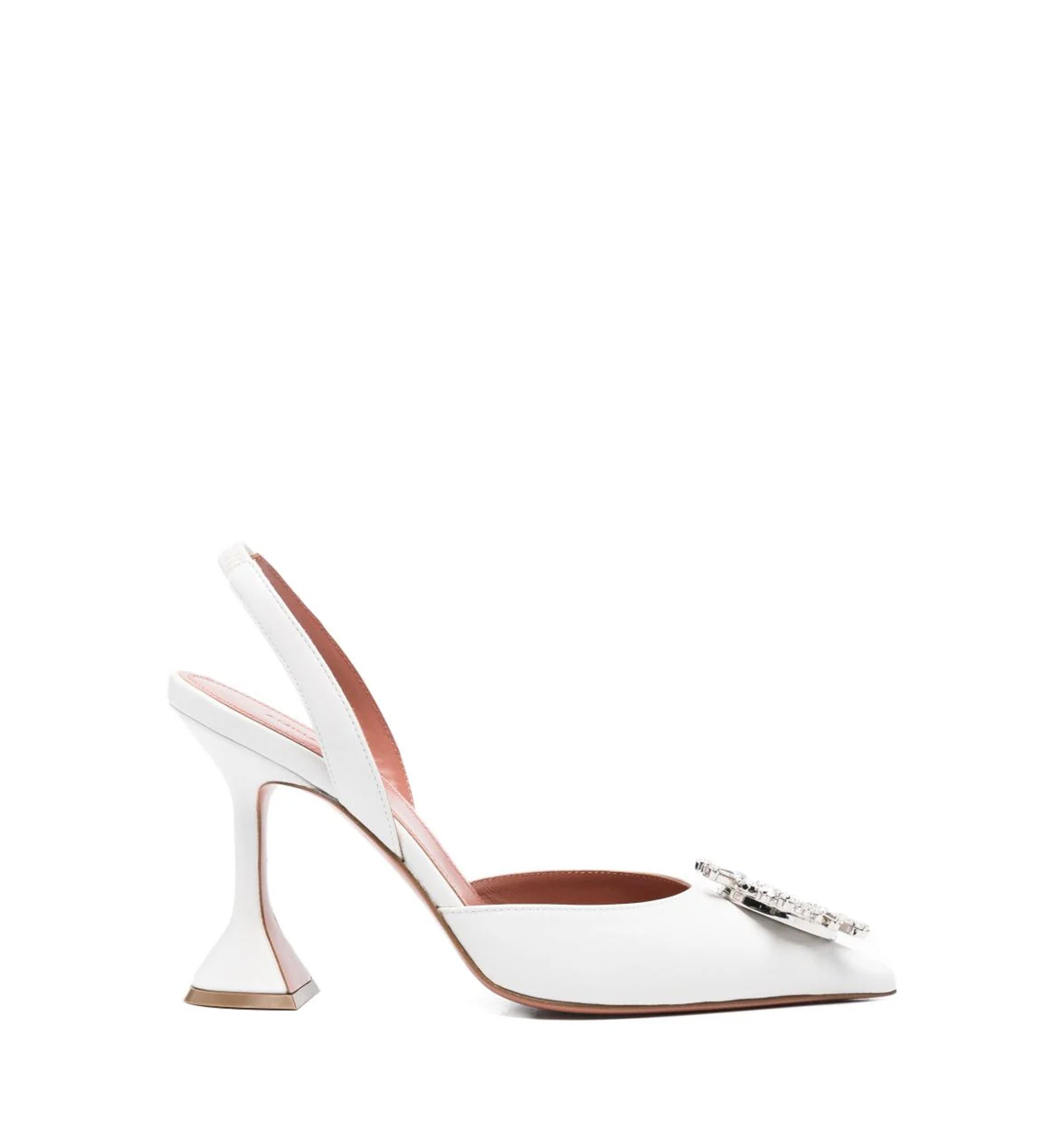 Begum Sling 95 White Nappa
