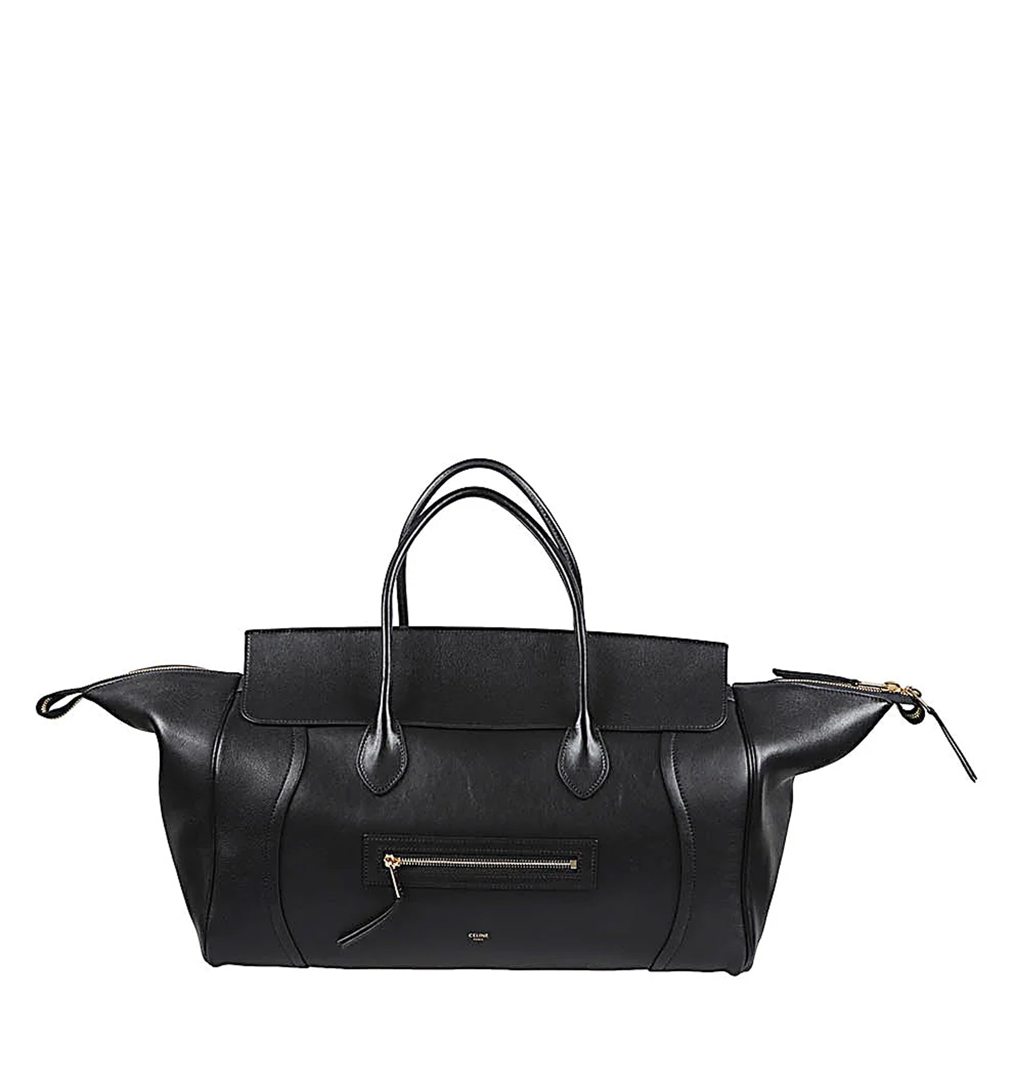Large New Luggage in Supple Shiny Lambskin