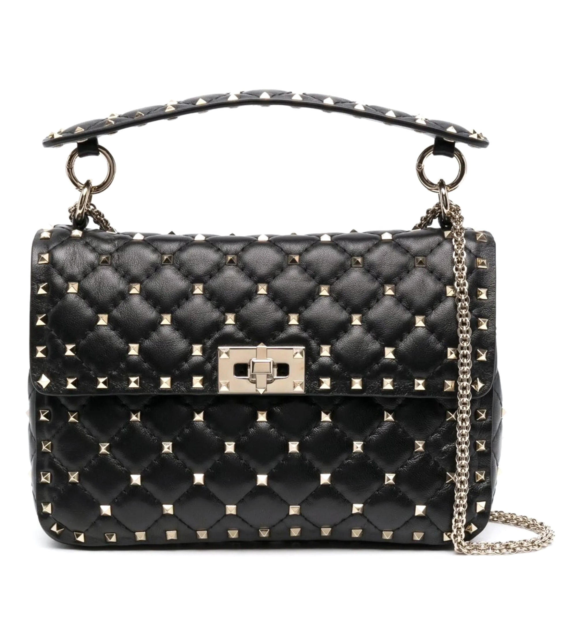 Medium Nappa Rockstud Spike Bag