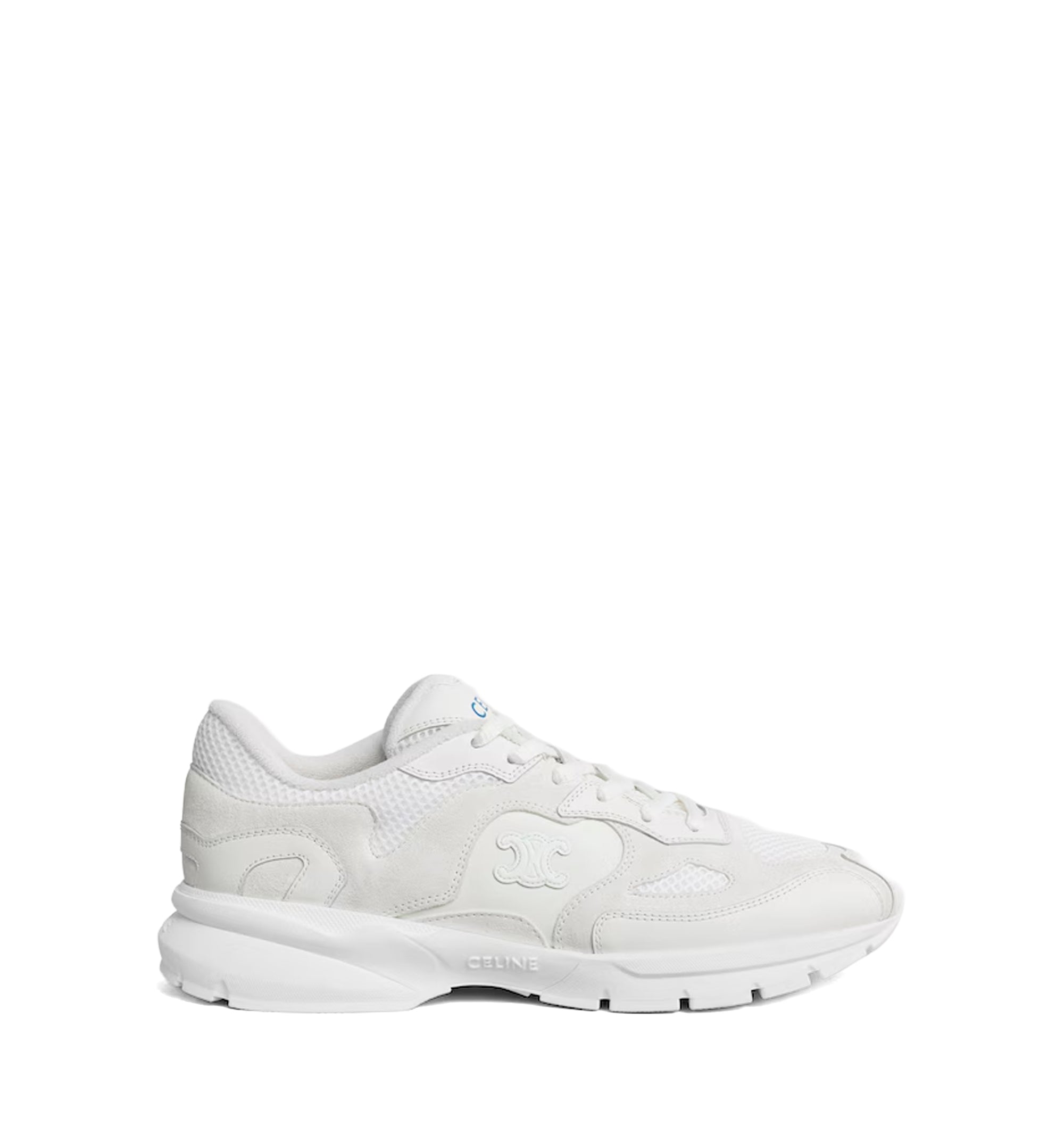 Runner Sneaker In Calfskin, Suede Calfskin And Mesh