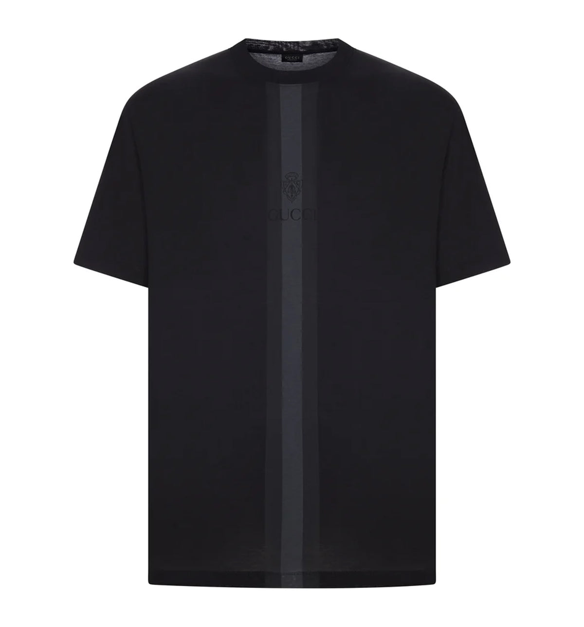 Cotton T-shirt with muted Web