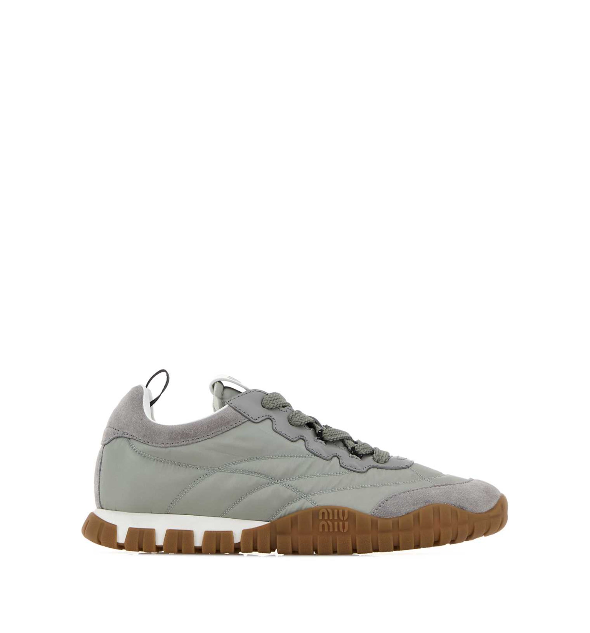 Re-Nylon And Suede Sneakers
