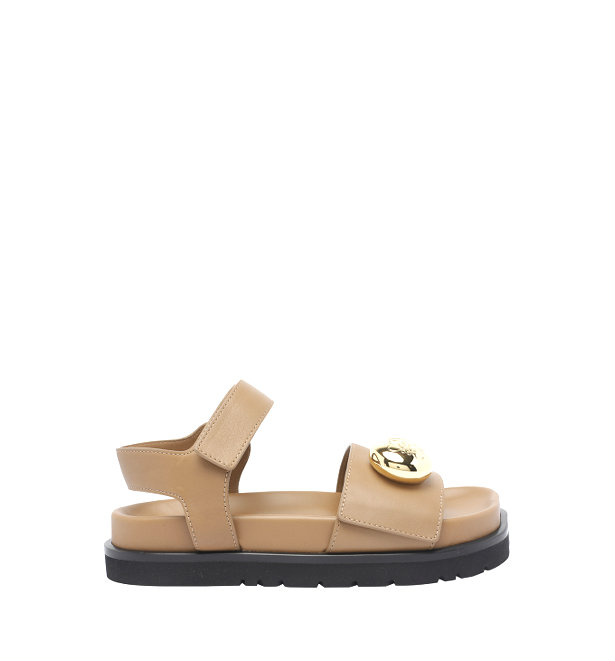 Pebble Fussbett Sandal in Soft Calfskin