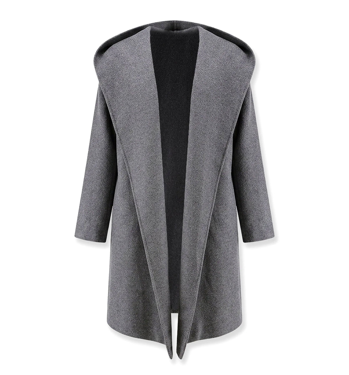 Wool Hoodie Coat