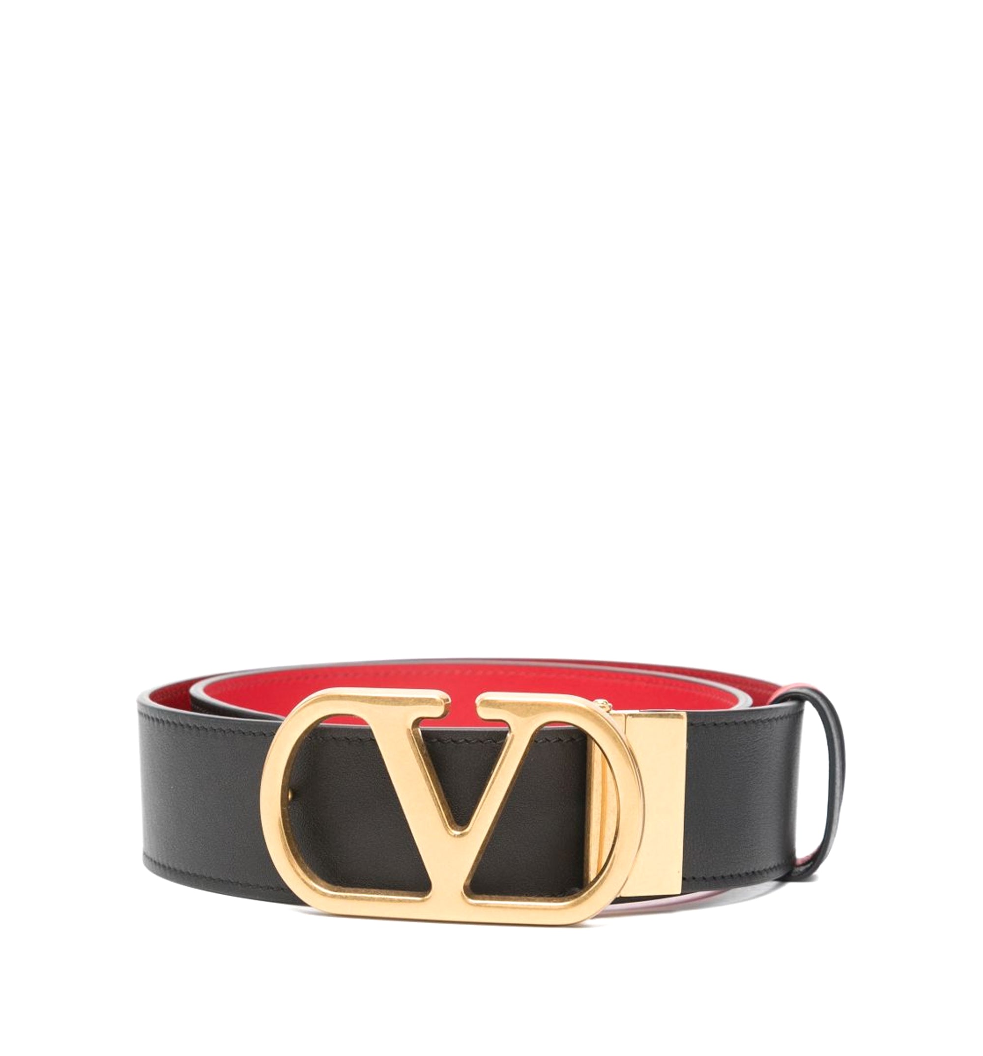 VLogo Signature Leather Belt