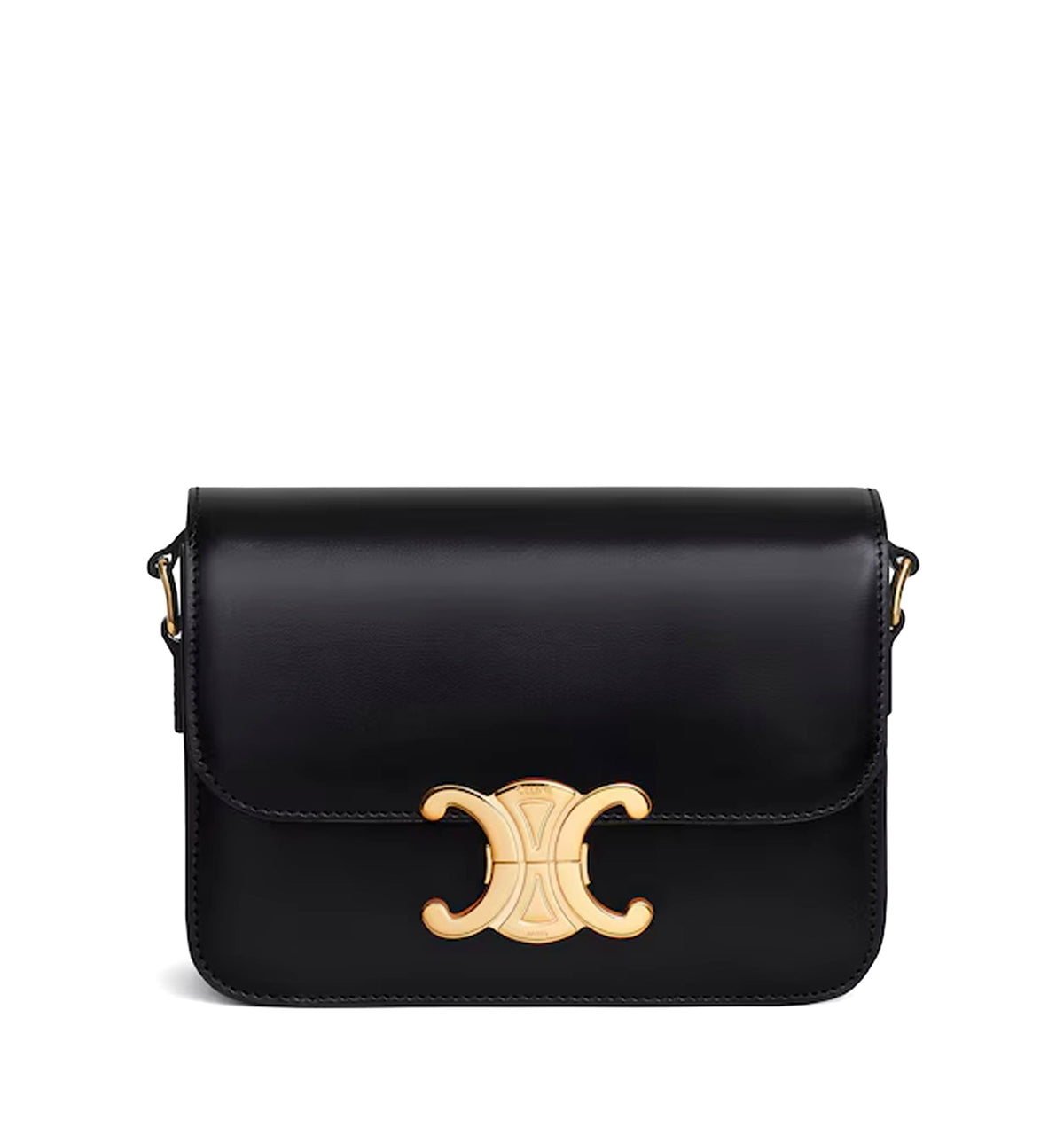 Teen Triomphe Bag In Shiny Calfskin
