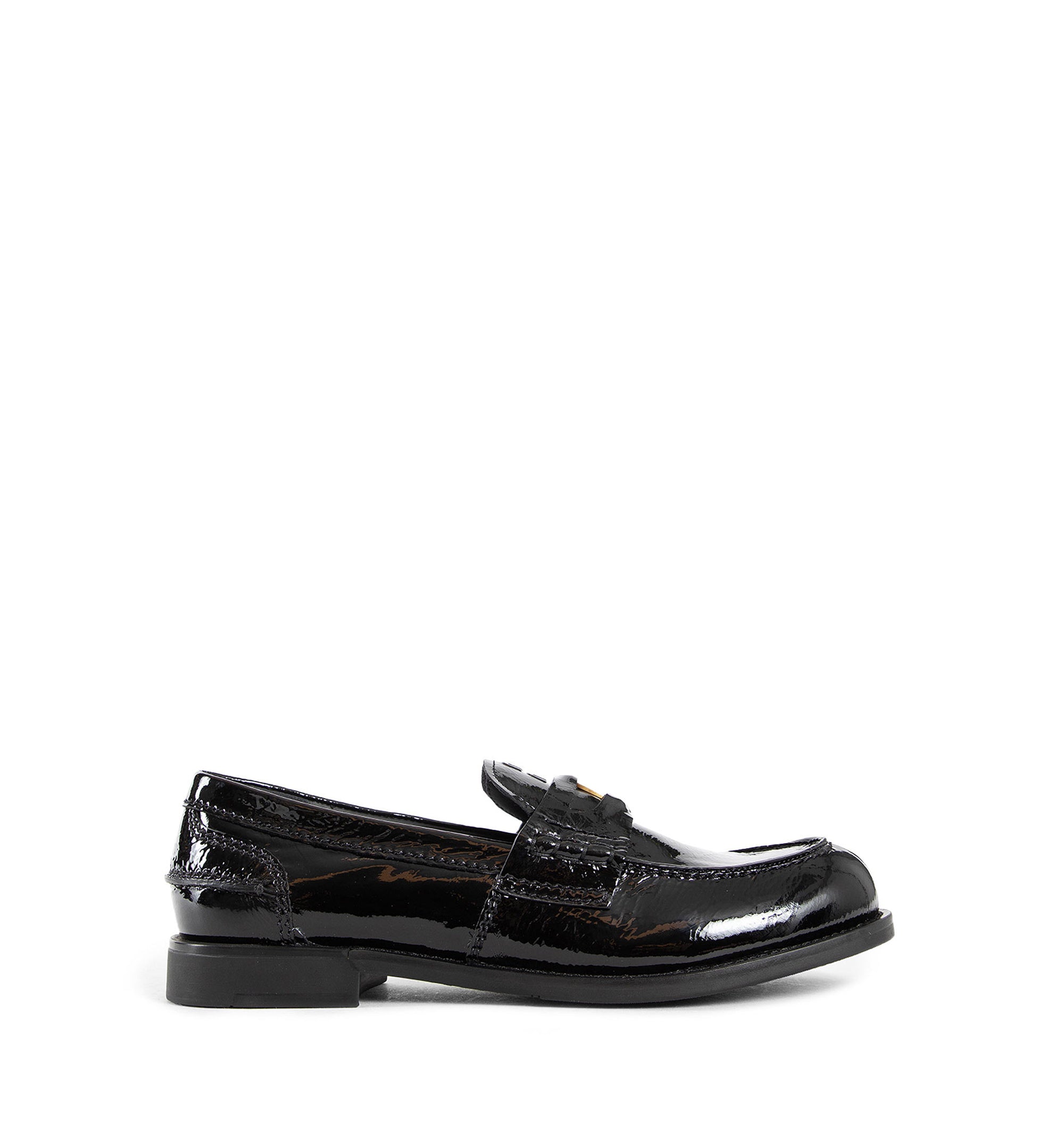 Brushed Leather Penny Loafers