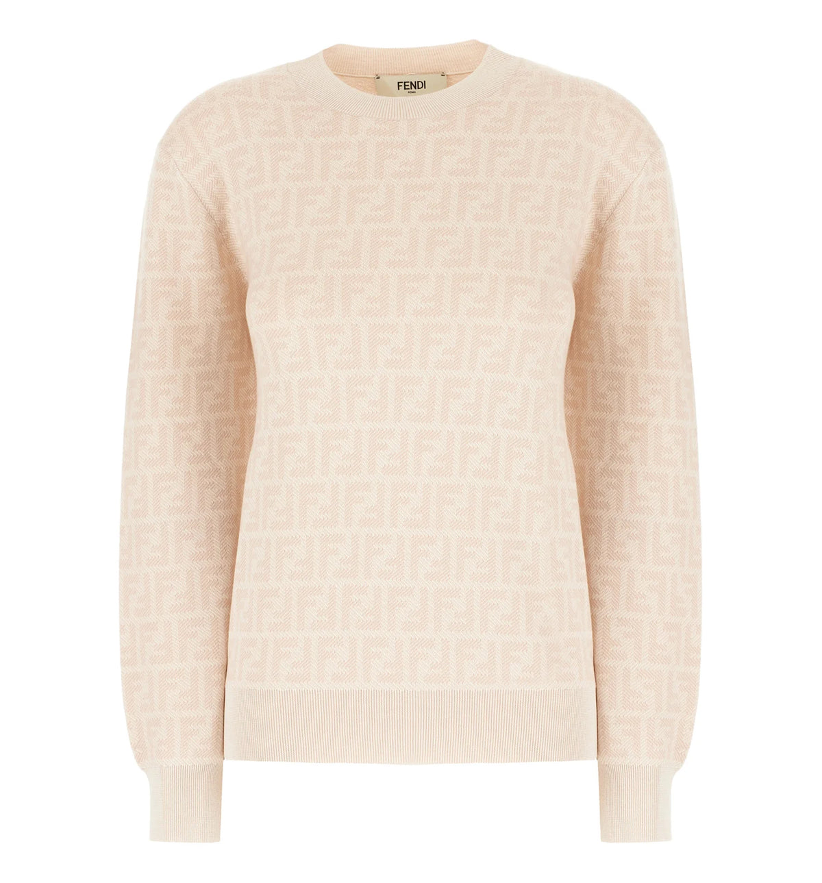 Fendi All-Over Monogram Knitted Sweater