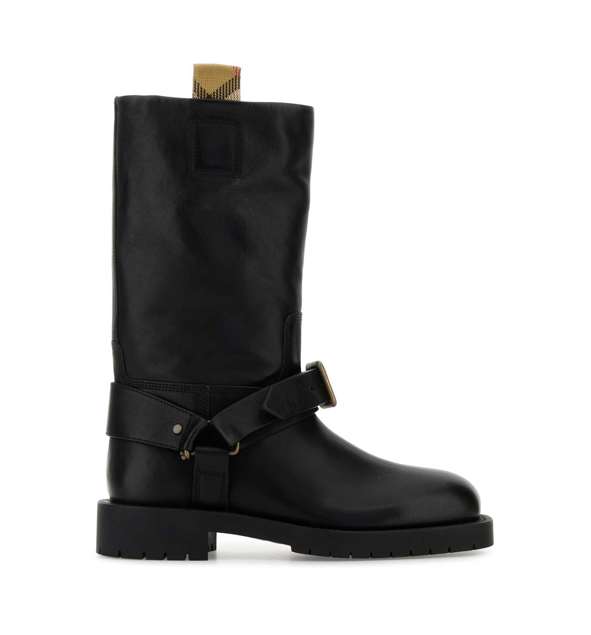Leather Soft Saddle Low Boots