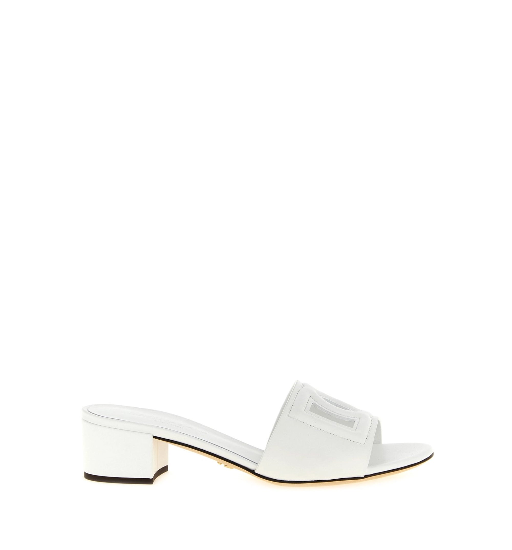 Calfskin Mules With DG Millennials Logo