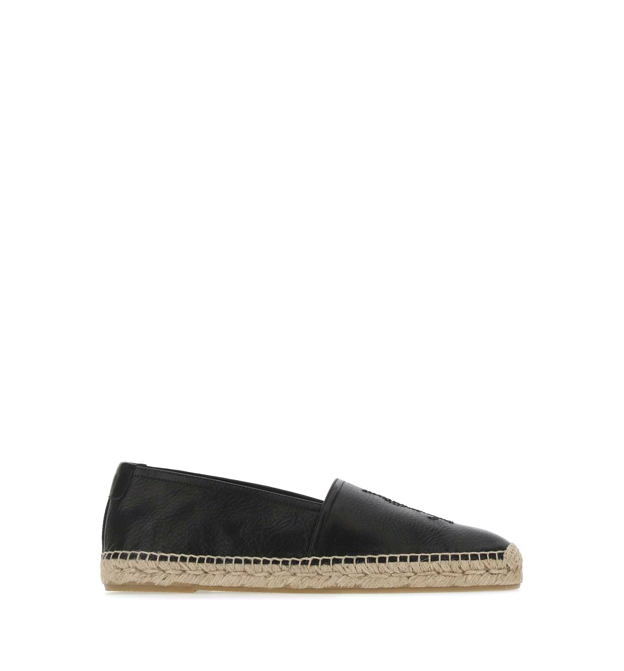Monogram Espadrilles In Grained Leather