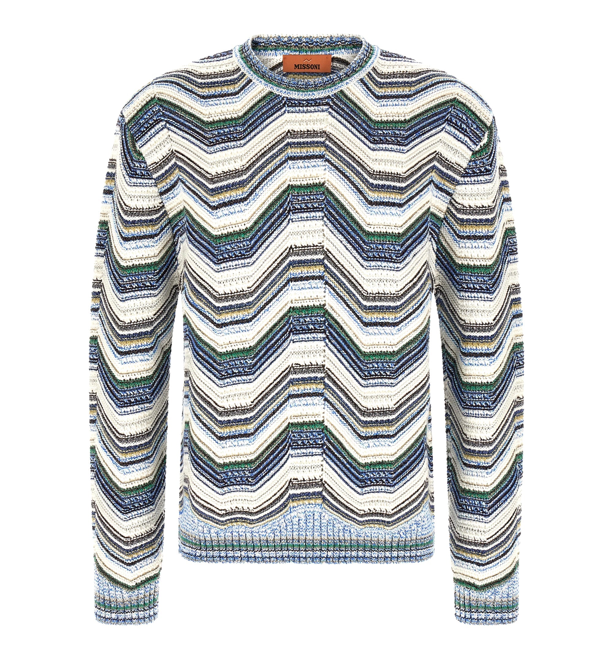 Geometric zig zag sweater