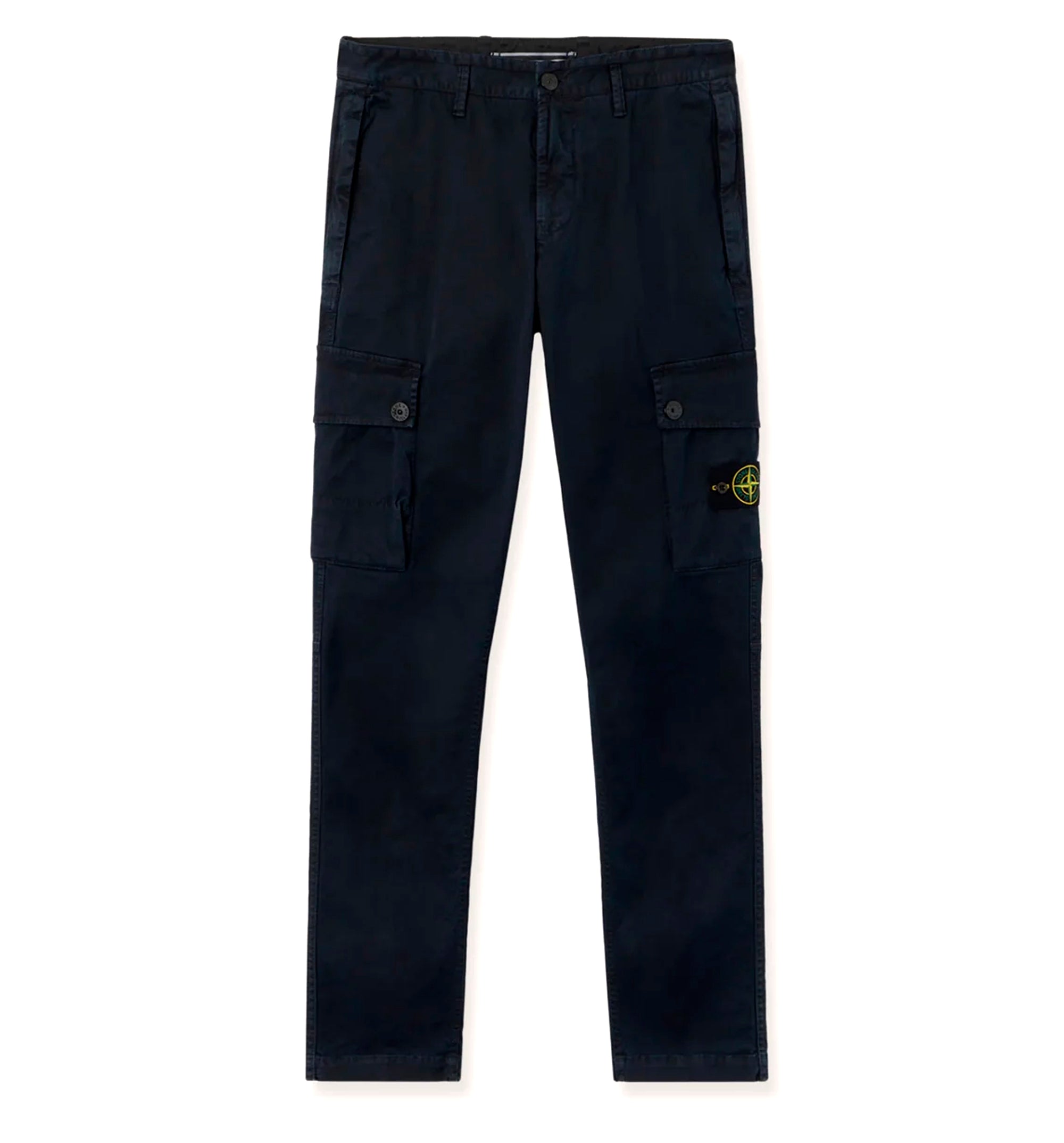 Cotton blend cargo trousers
