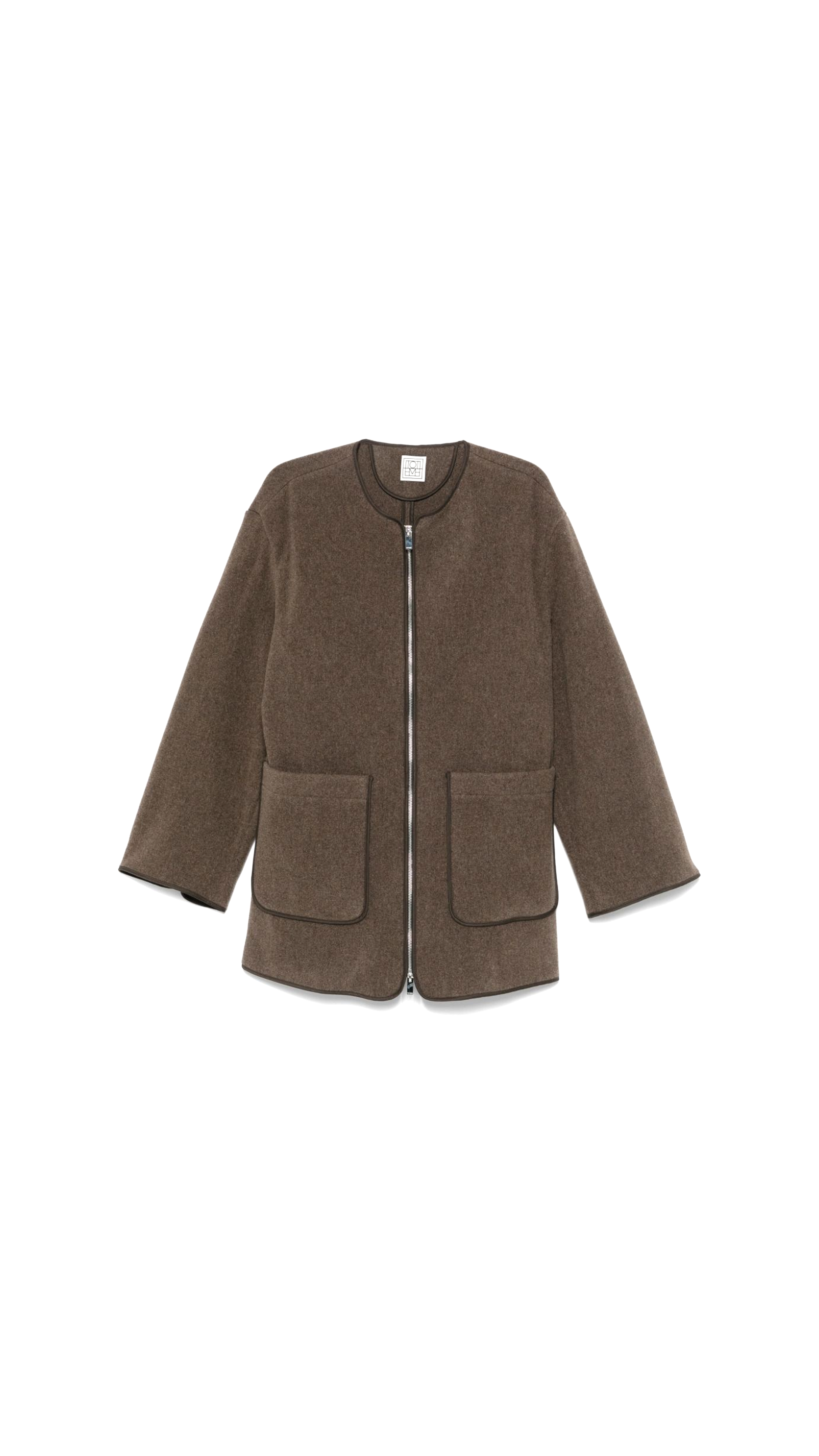 Felted Wool Jacket - Brown