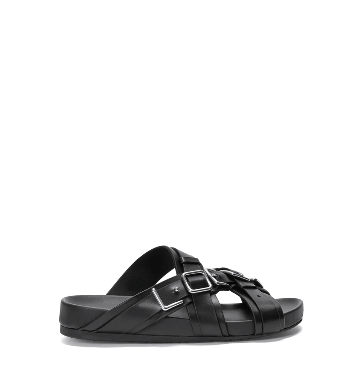Type Fussbett sandal in vegetable-tanned calfskin