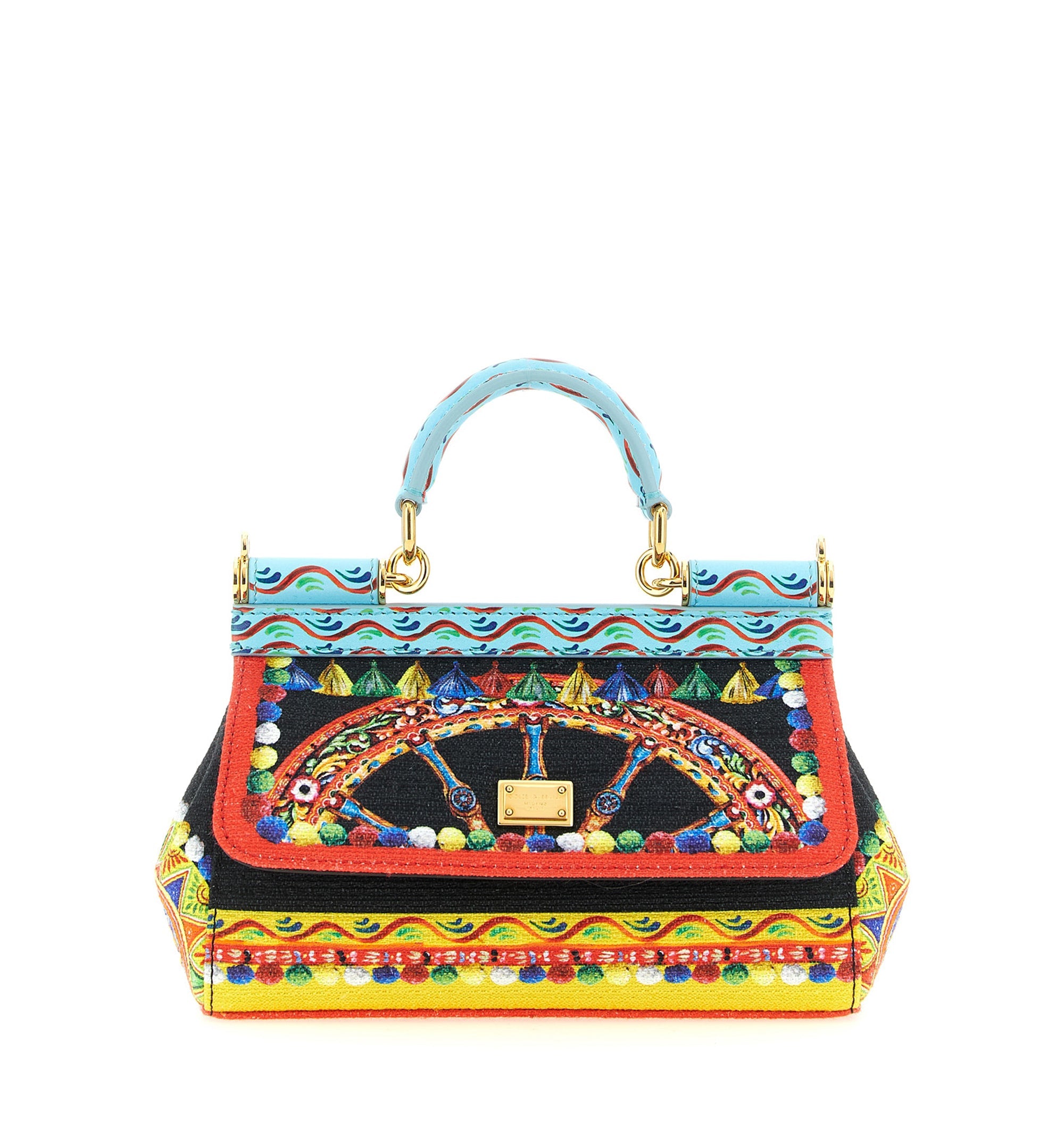 Mini Carretto-Print Sicily Handbag