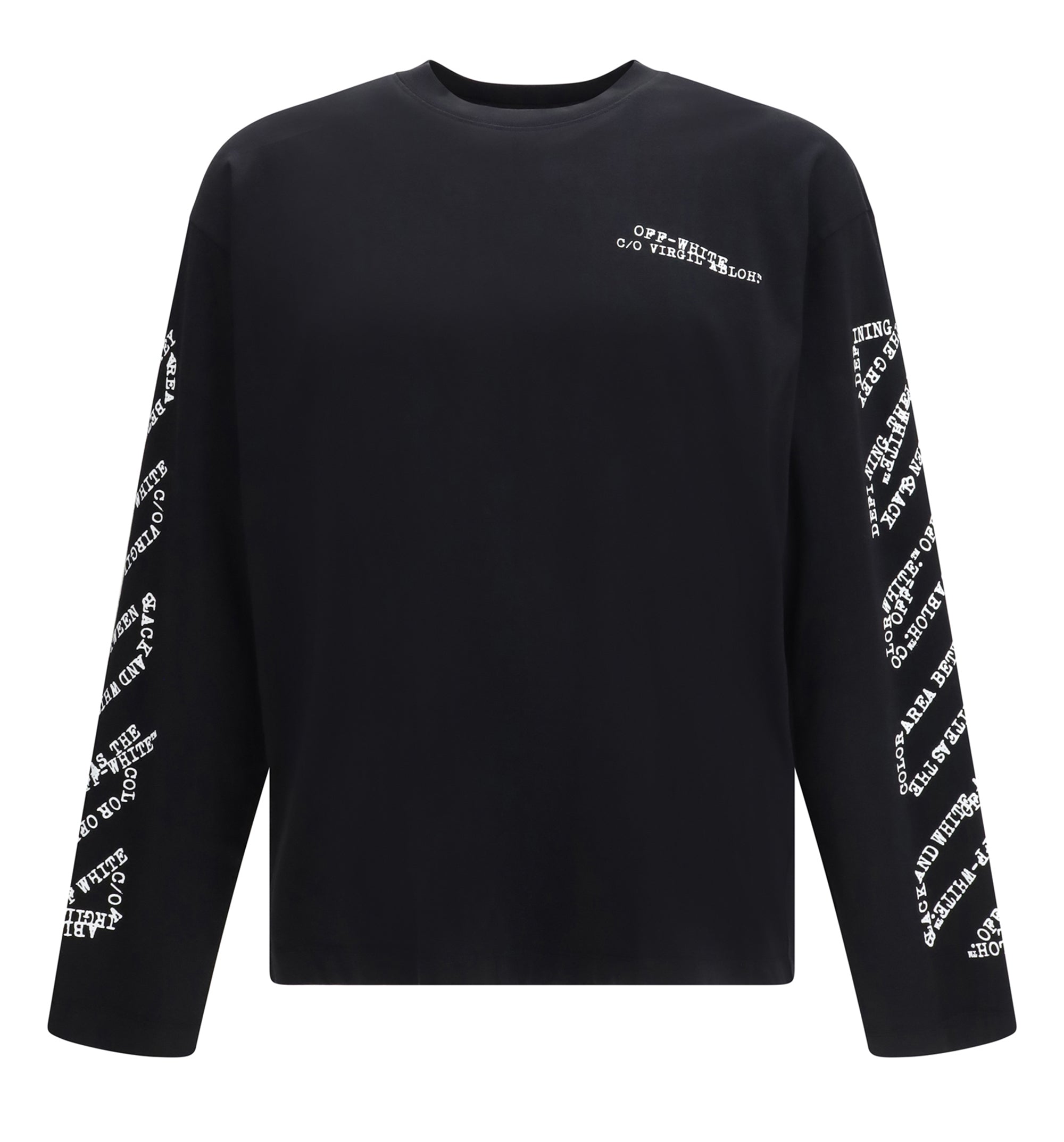 Patterned long-sleeve T-shirt