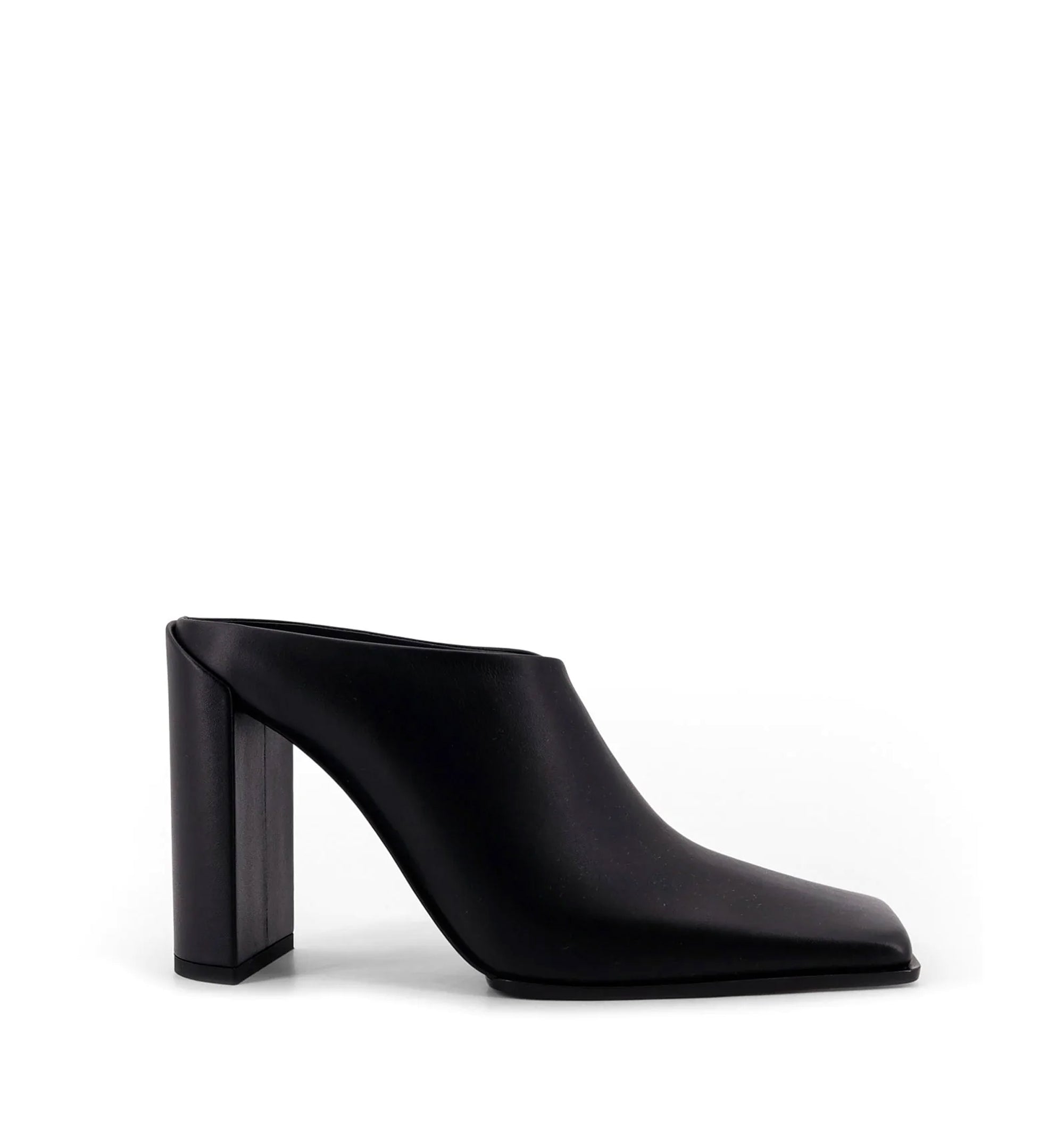 Square Mules in Calfskin