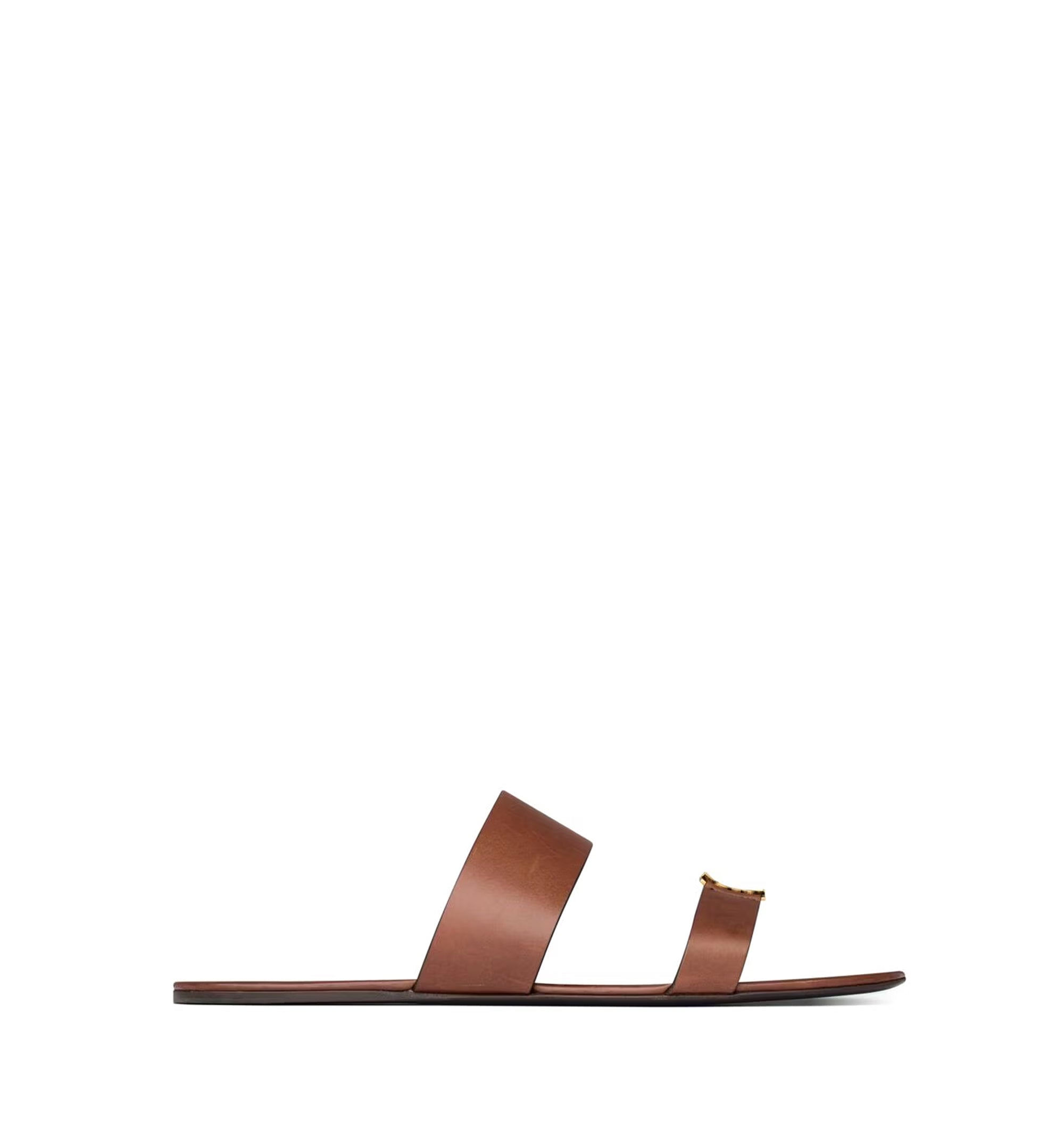 Babylone Slides in Smooth Leather