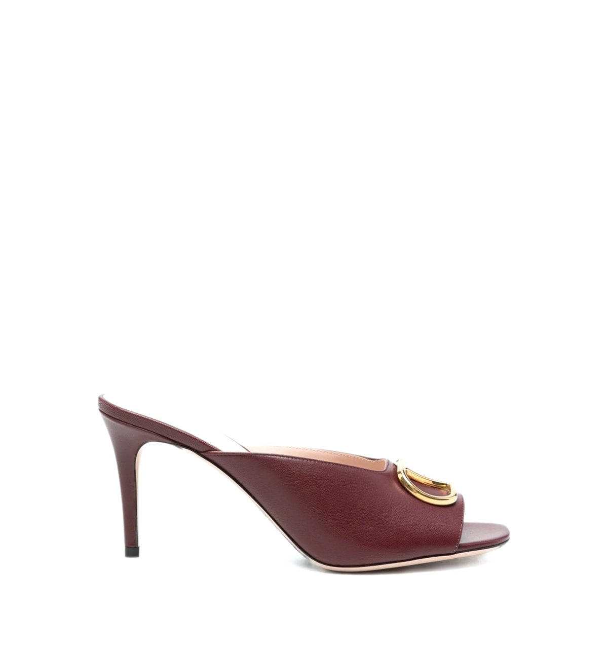 VLogo Signature Leather Mules