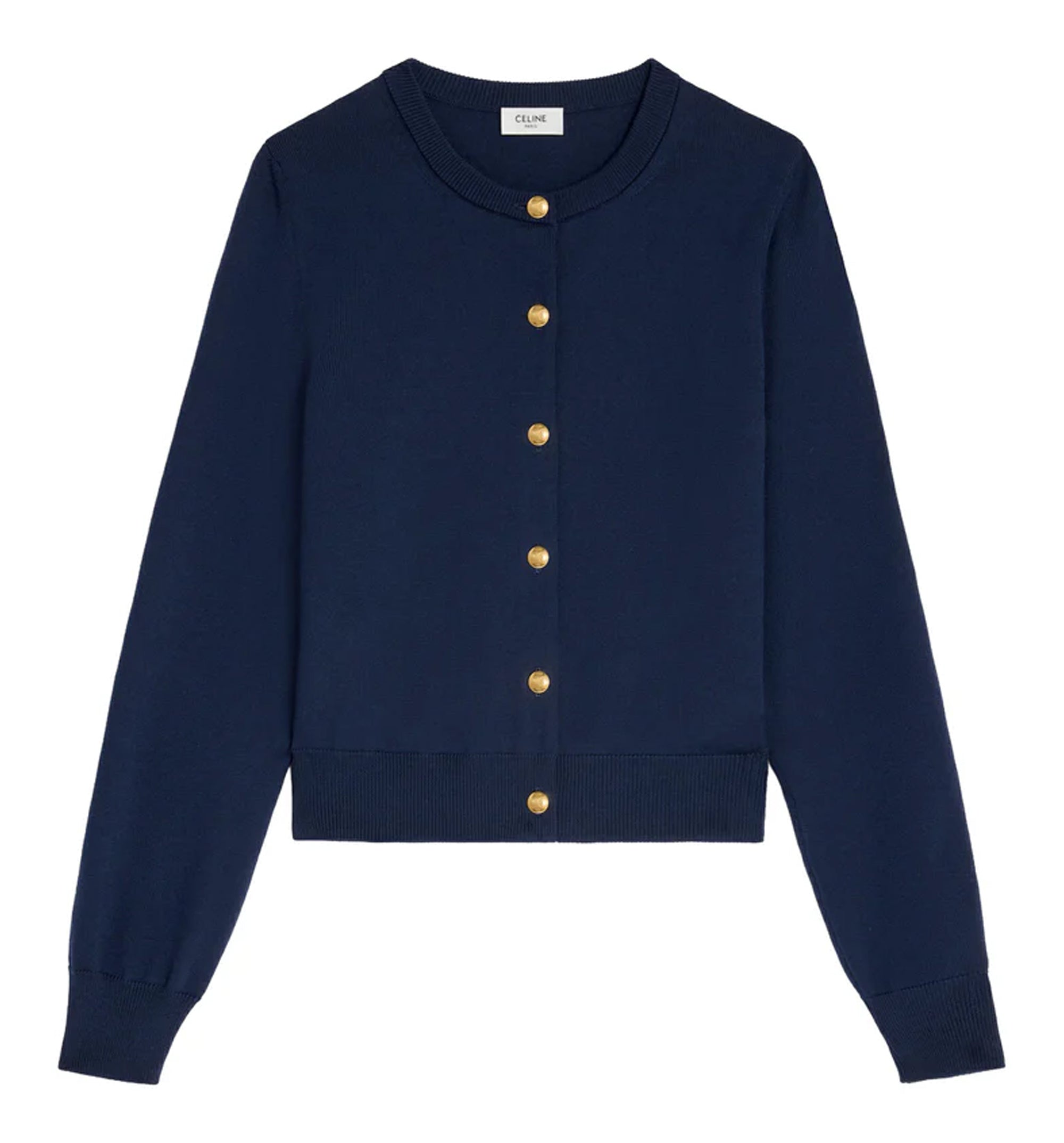 Cardigan In Fine Wool
